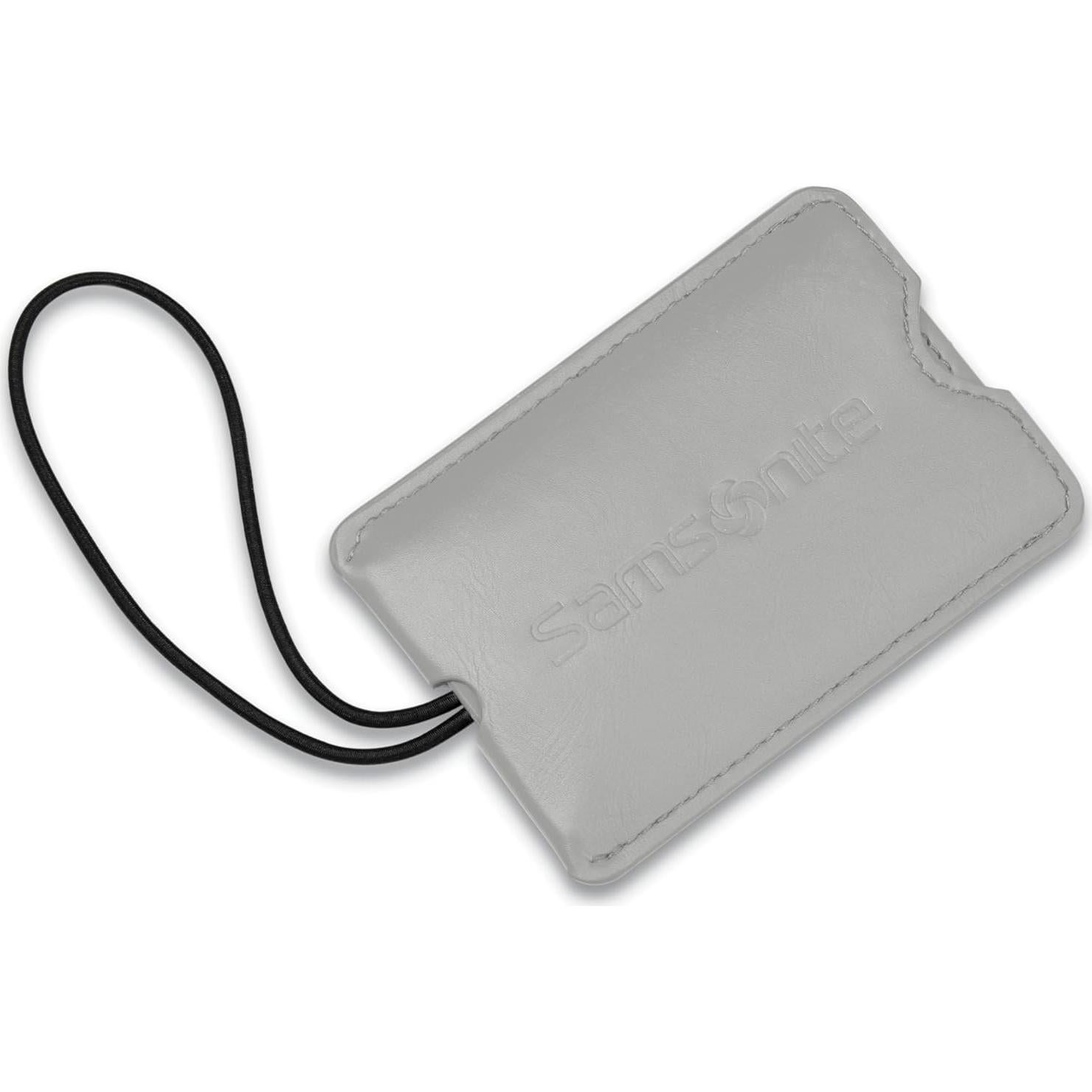 Etiquetas de ID de vinilo Samsonite 2 unidades gris claro