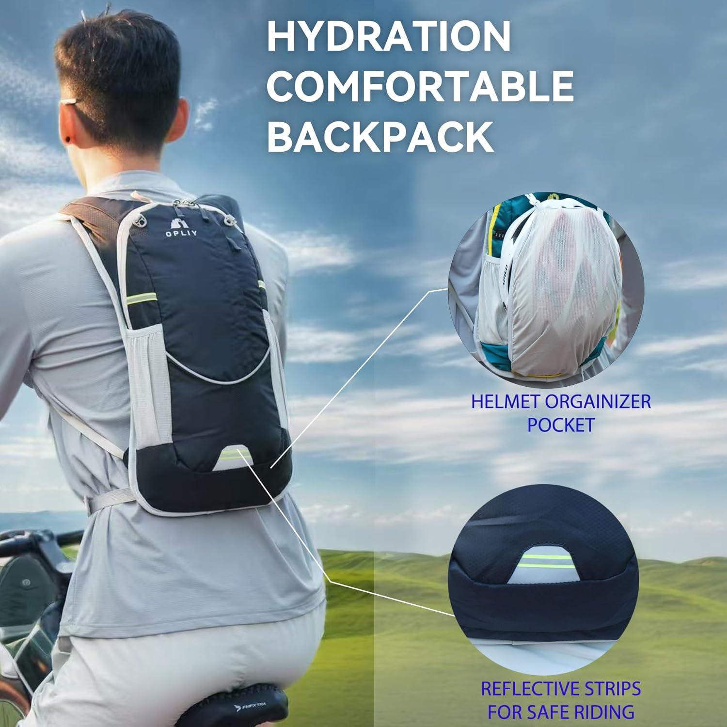 Mochila de Hidratación Opliy 2L Ajustable Unisex para Correr
