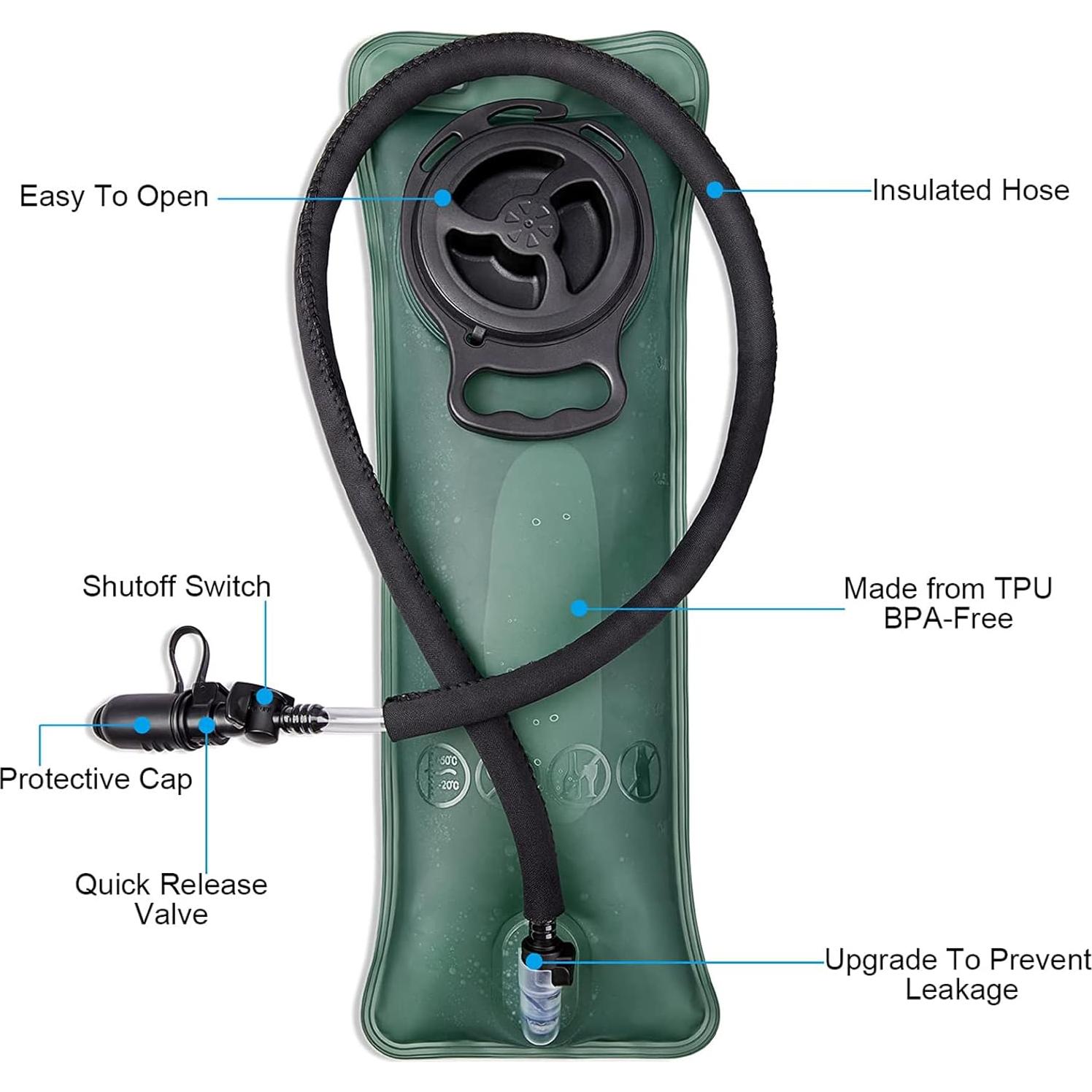 Mochila Táctica de Hidratación G4Free 3L para Senderismo