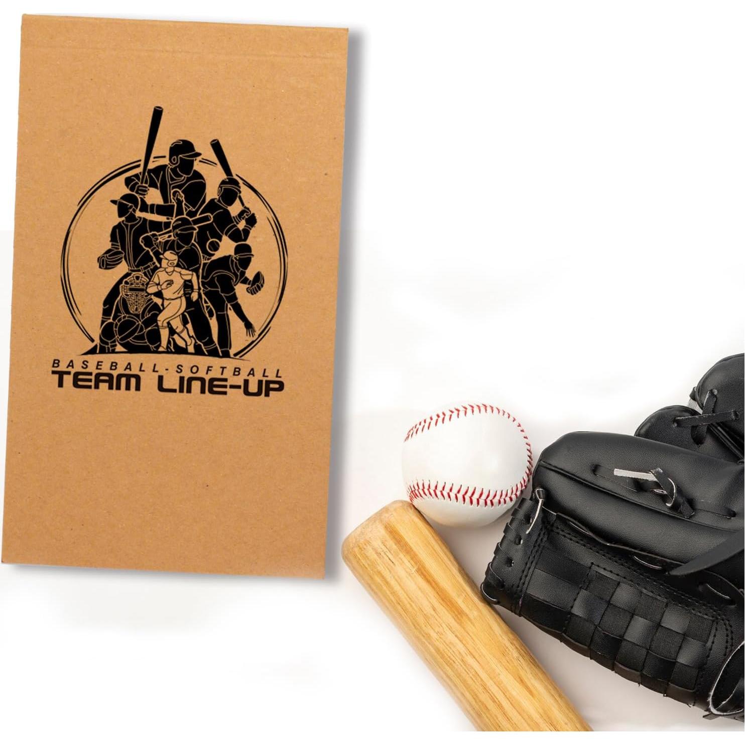 100 Tarjetas de Alineación Béisbol Softbol TENTADO 11.48x19.99cm