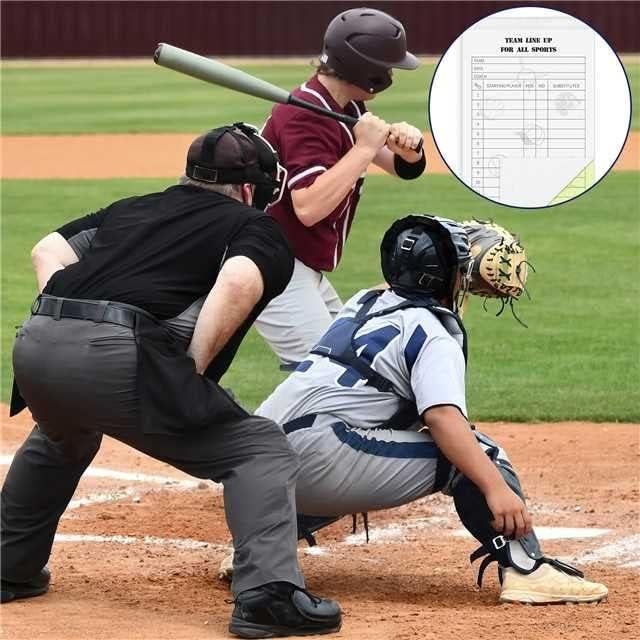 Tarjetas de Alineación de Béisbol Junkin - 30 Juegos para 16 Jugadores