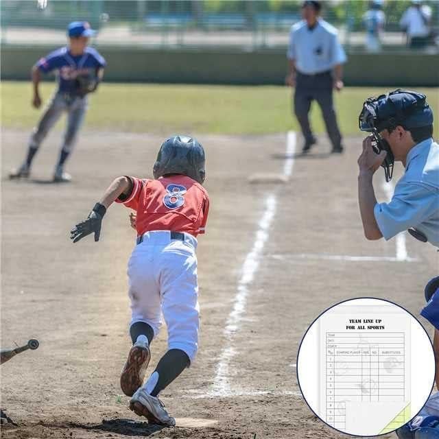 Tarjetas de Alineación de Béisbol Junkin - 30 Juegos para 16 Jugadores