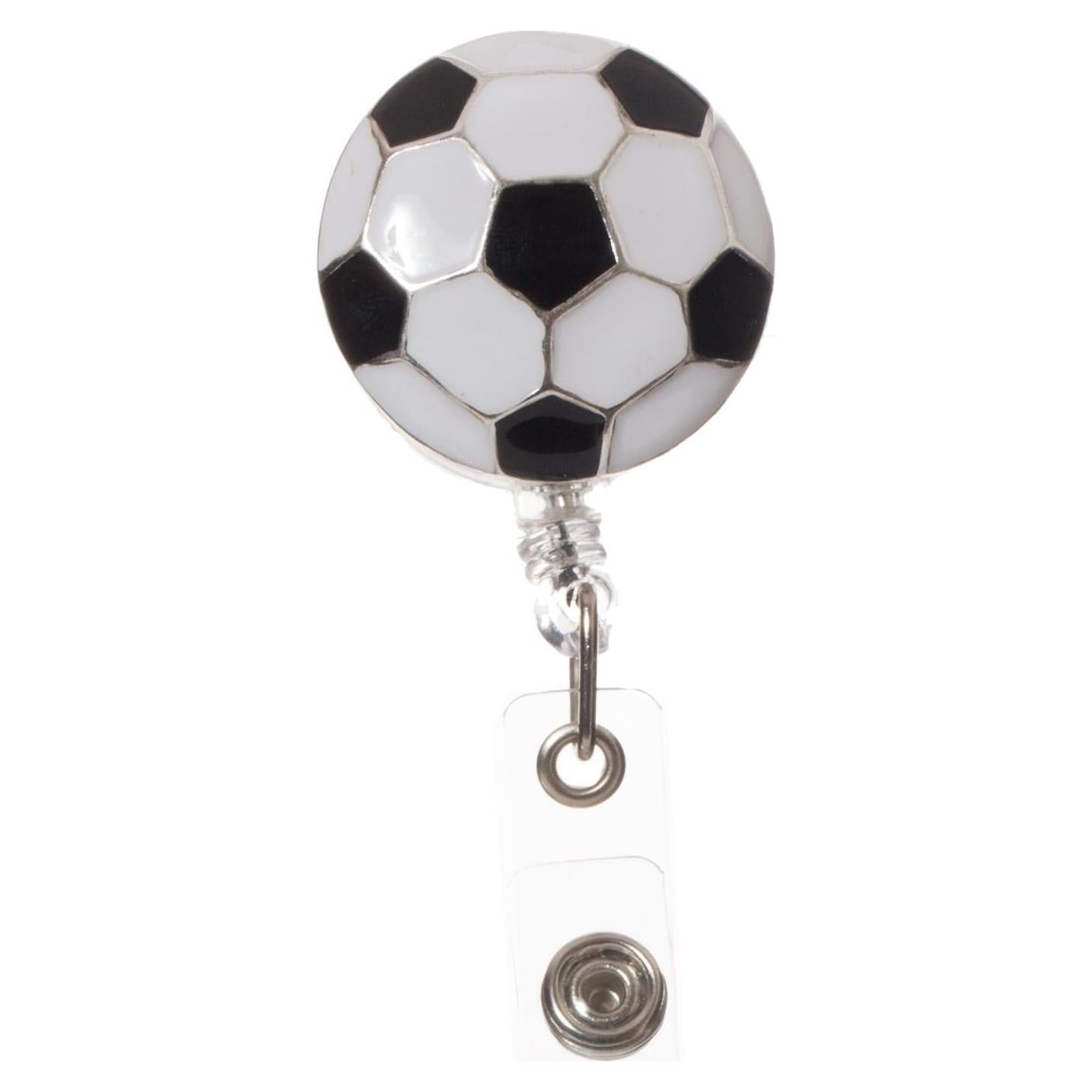 Carrete Retráctil de Identificación Búho Artesano Balón Fútbol