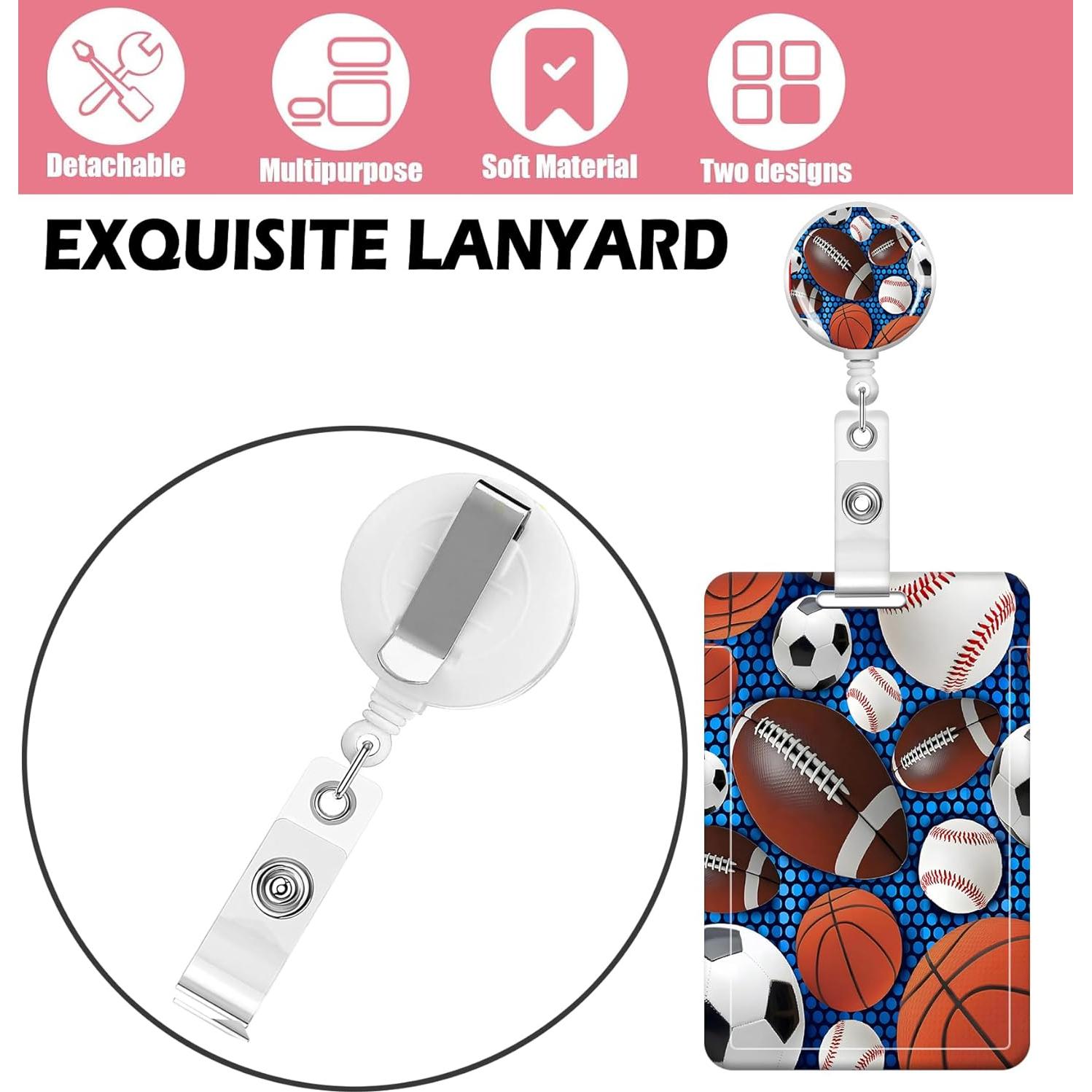 Porta Insignias Retráctil GMJzzx con Clip 360° - Oficina y Trabajo