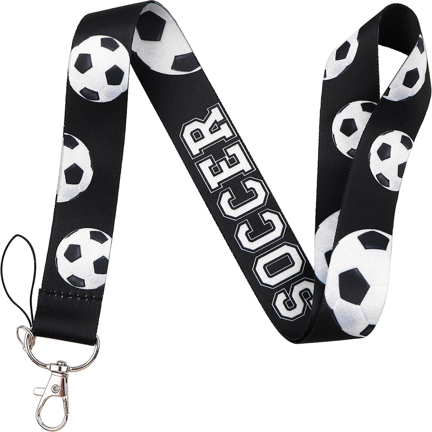 Porta Insignia de Fútbol BKBKAAK con Cordón Retráctil 49 cm