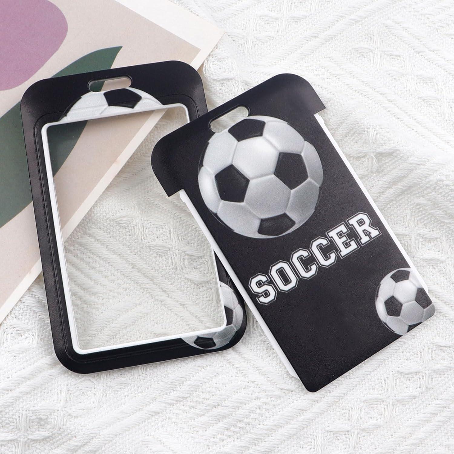 Porta Insignia de Fútbol BKBKAAK con Cordón Retráctil 49 cm