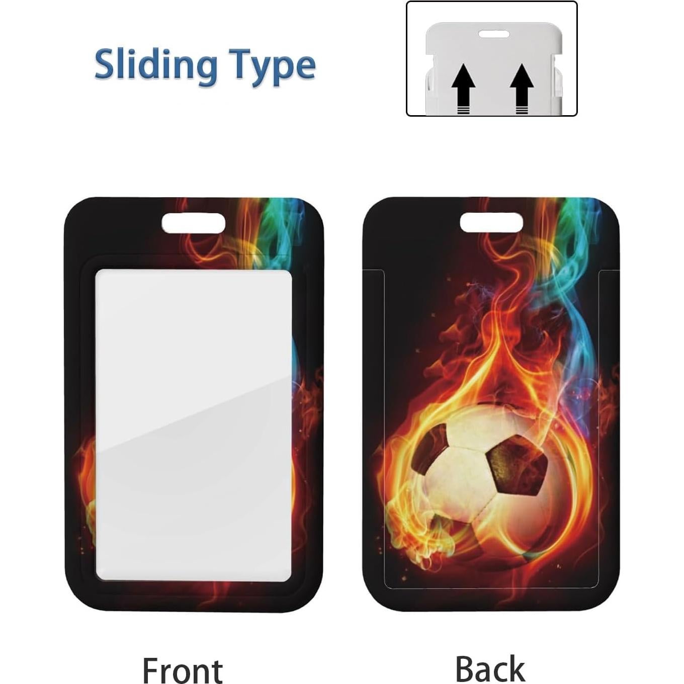 Soporte de Identificación LOPIOIO con Carrete Retráctil 10.9x6.9cm