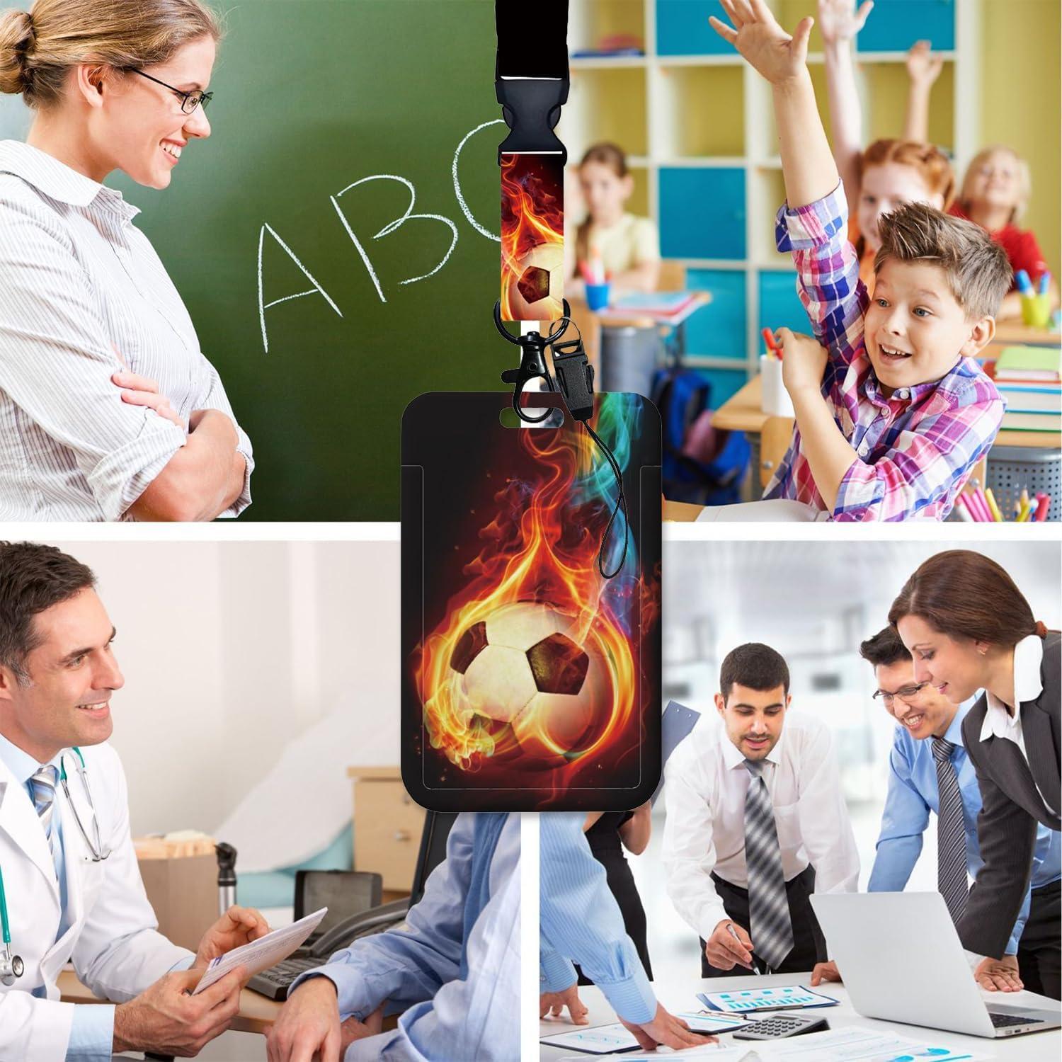 Soporte de Identificación LOPIOIO con Carrete Retráctil 10.9x6.9cm