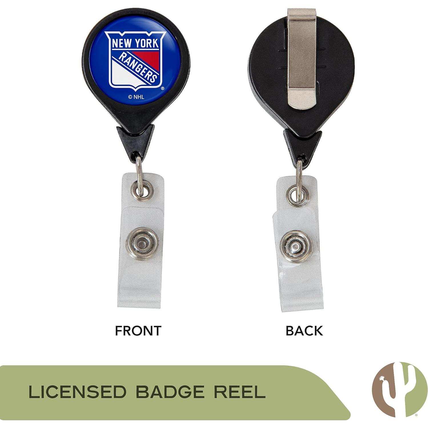 Carrete de Insignia Retráctil NHL New York Rangers - Desert Cactus