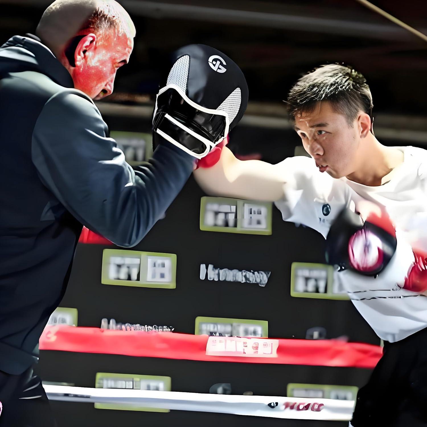 Guantes de Boxeo Curvados G JGZDBXHHL para MMA y Muay Thai