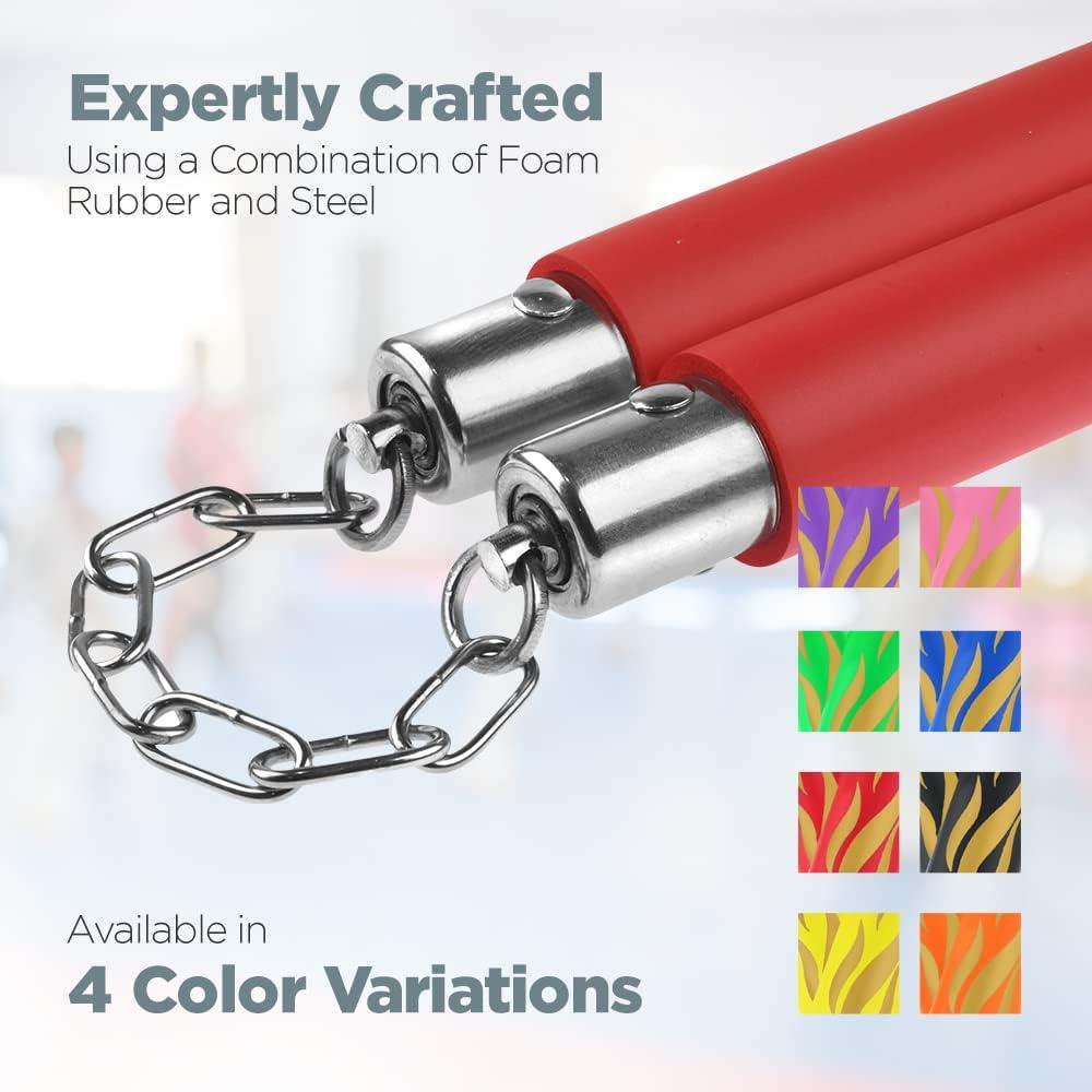 Nunchakus de Goma Espuma Logest - Paquete de 2 para Entrenamiento