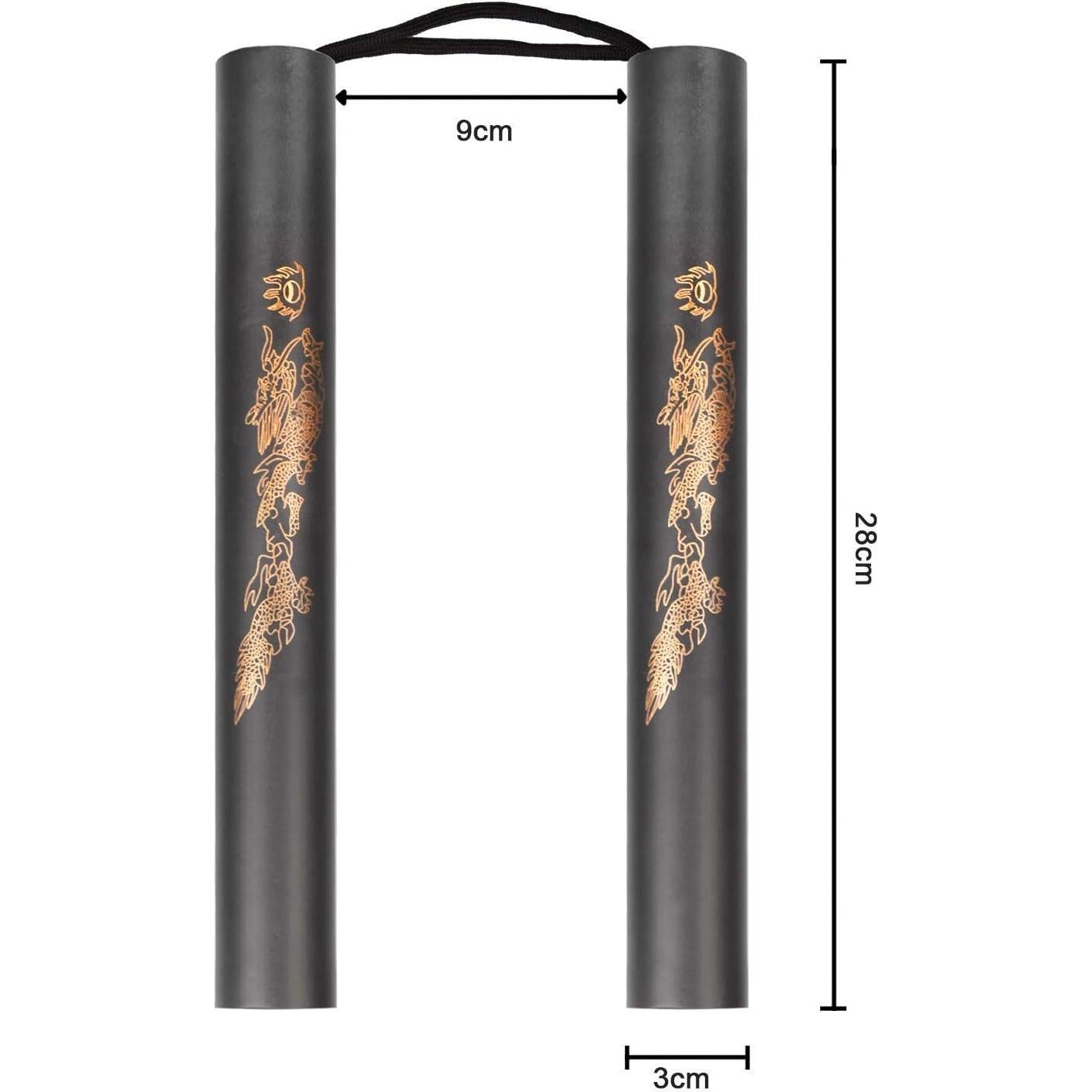 Nunchakus de Entrenamiento Jandays - Goma Espuma 27cm