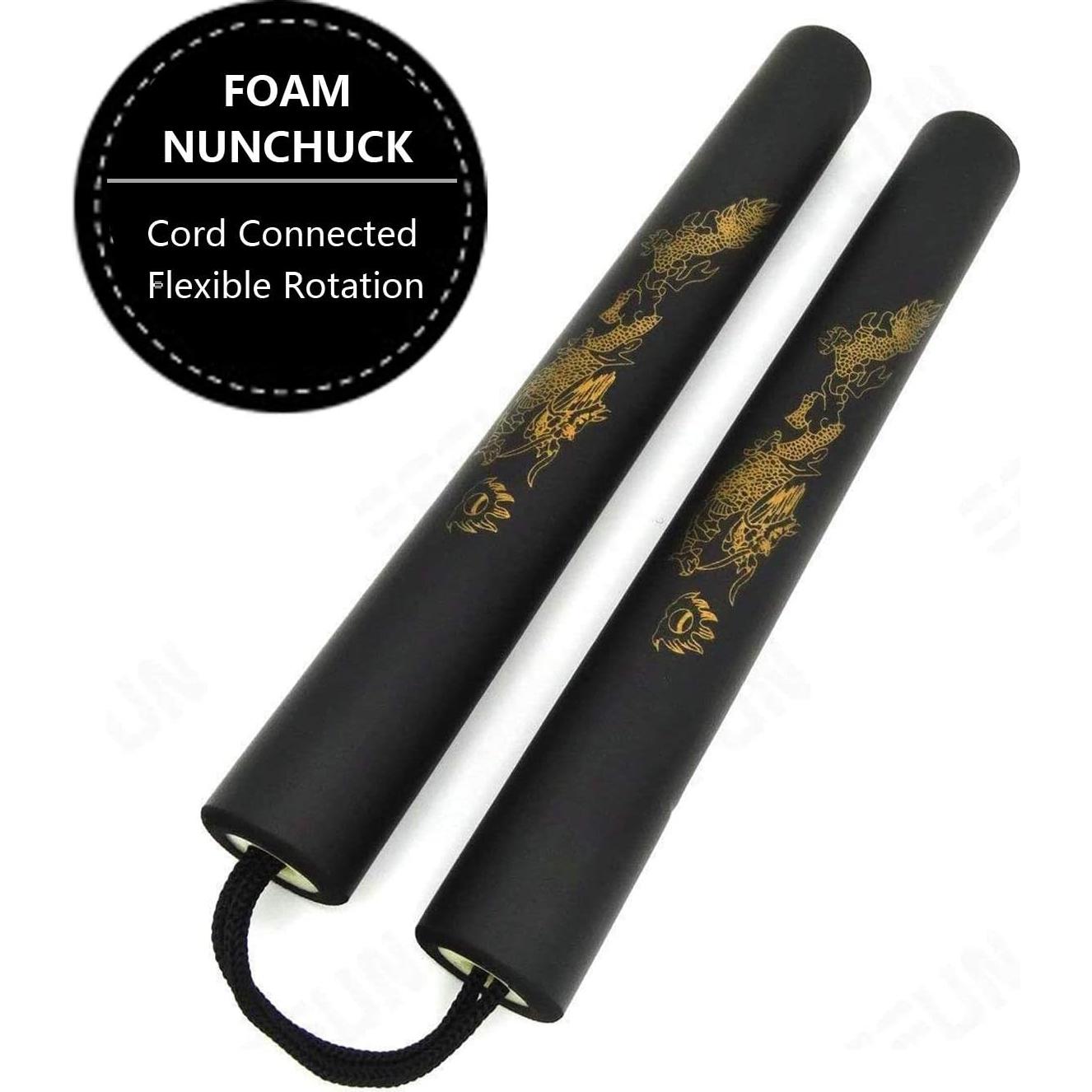 Nunchakus de Entrenamiento Jandays - Goma Espuma 27cm