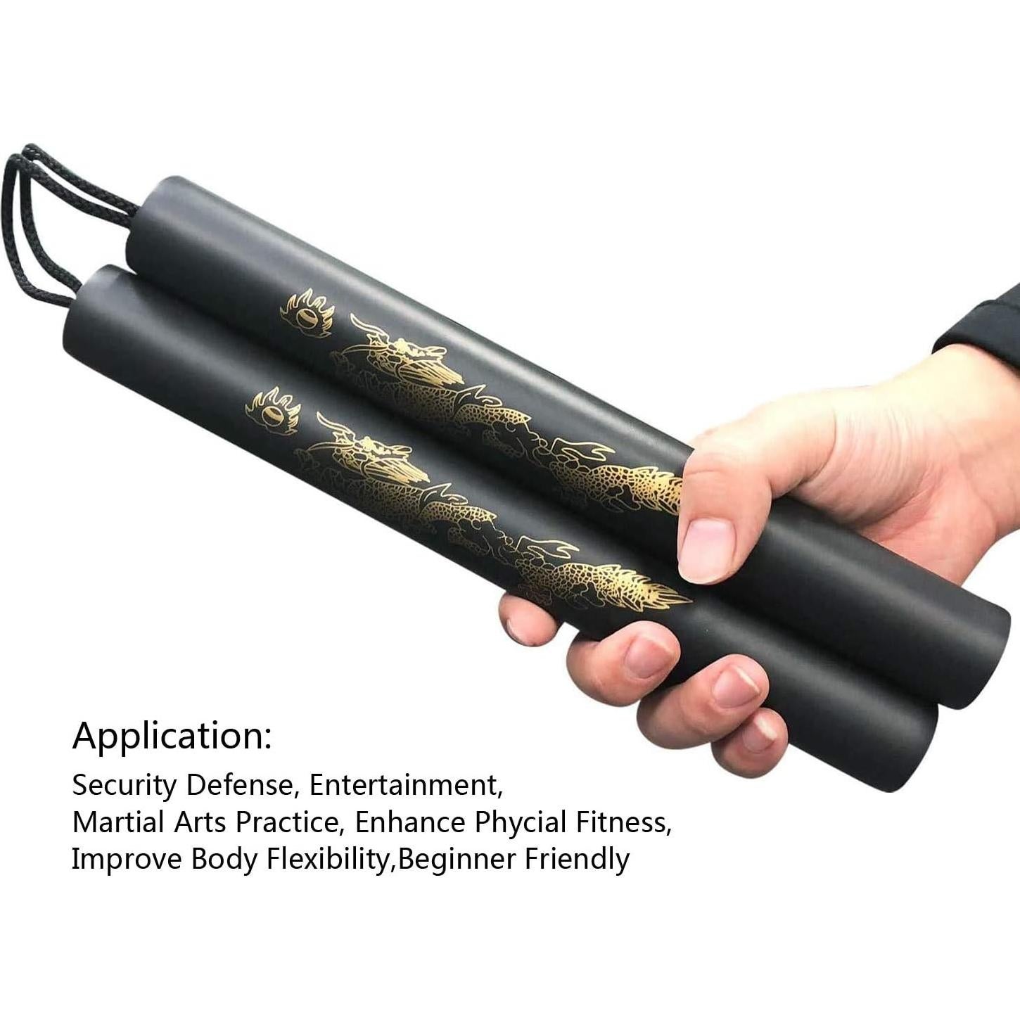 Nunchakus de Entrenamiento Jandays - Goma Espuma 27cm