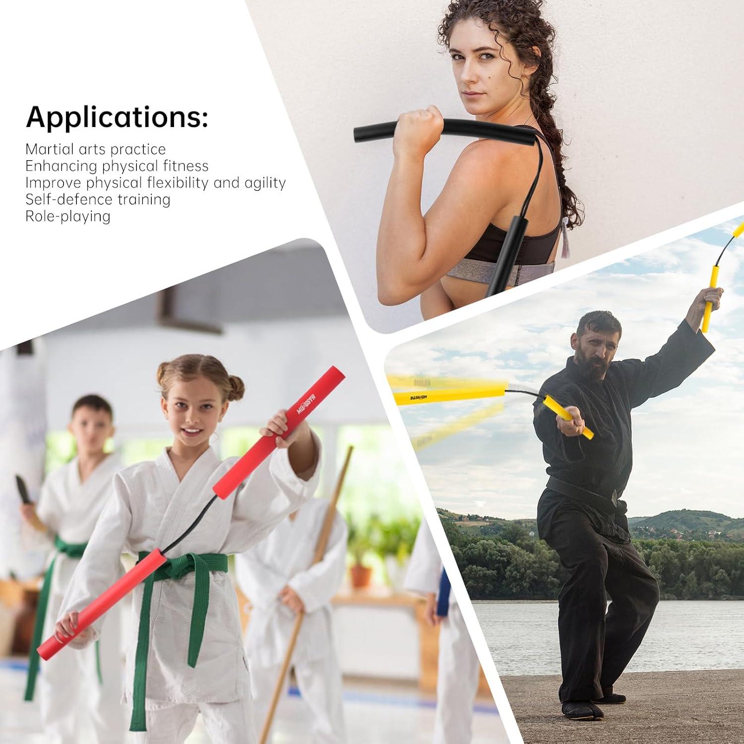 Nunchakus de Espuma MOXIISTR 25 cm para Principiantes