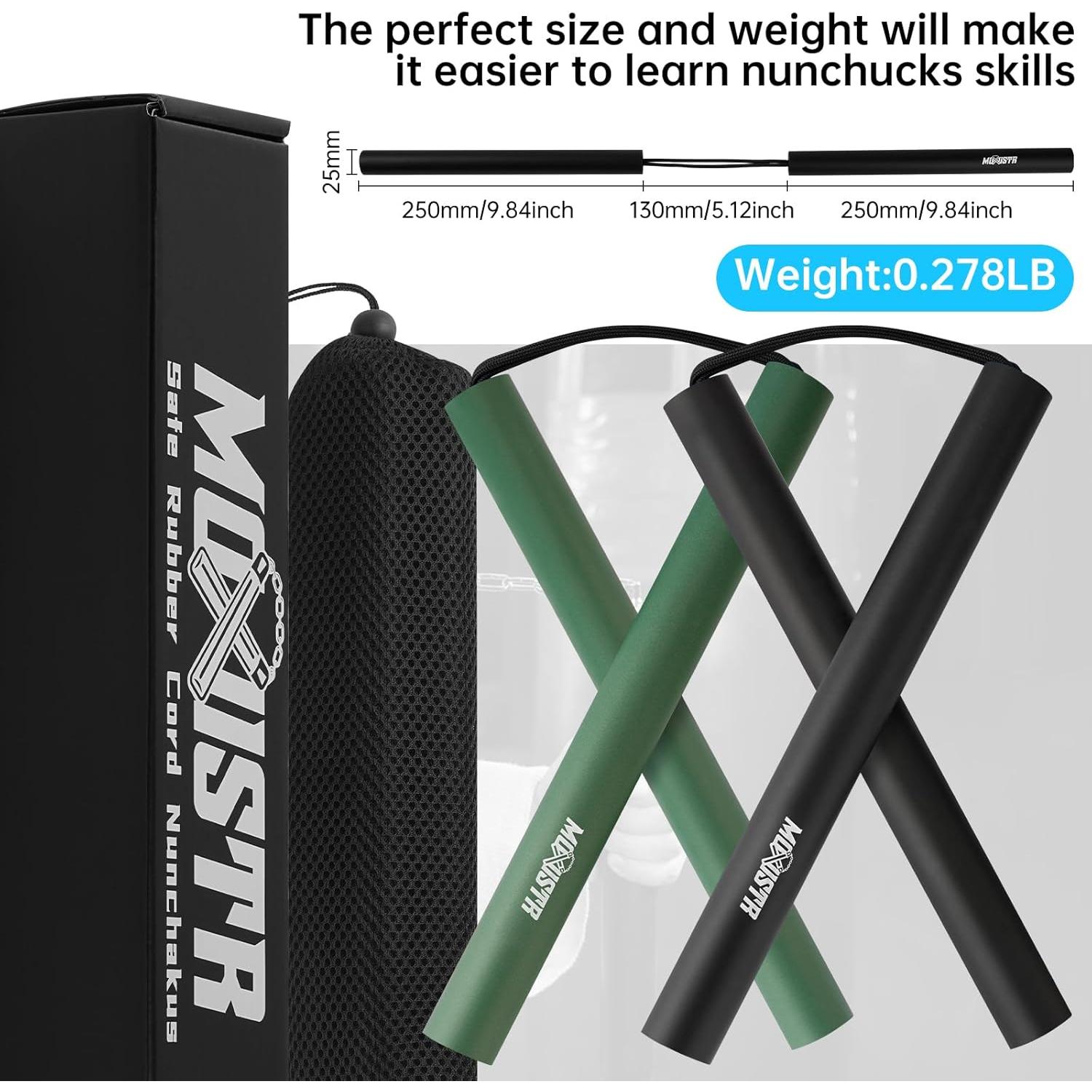 Nunchakus de Espuma MOXIISTR 25 cm para Principiantes