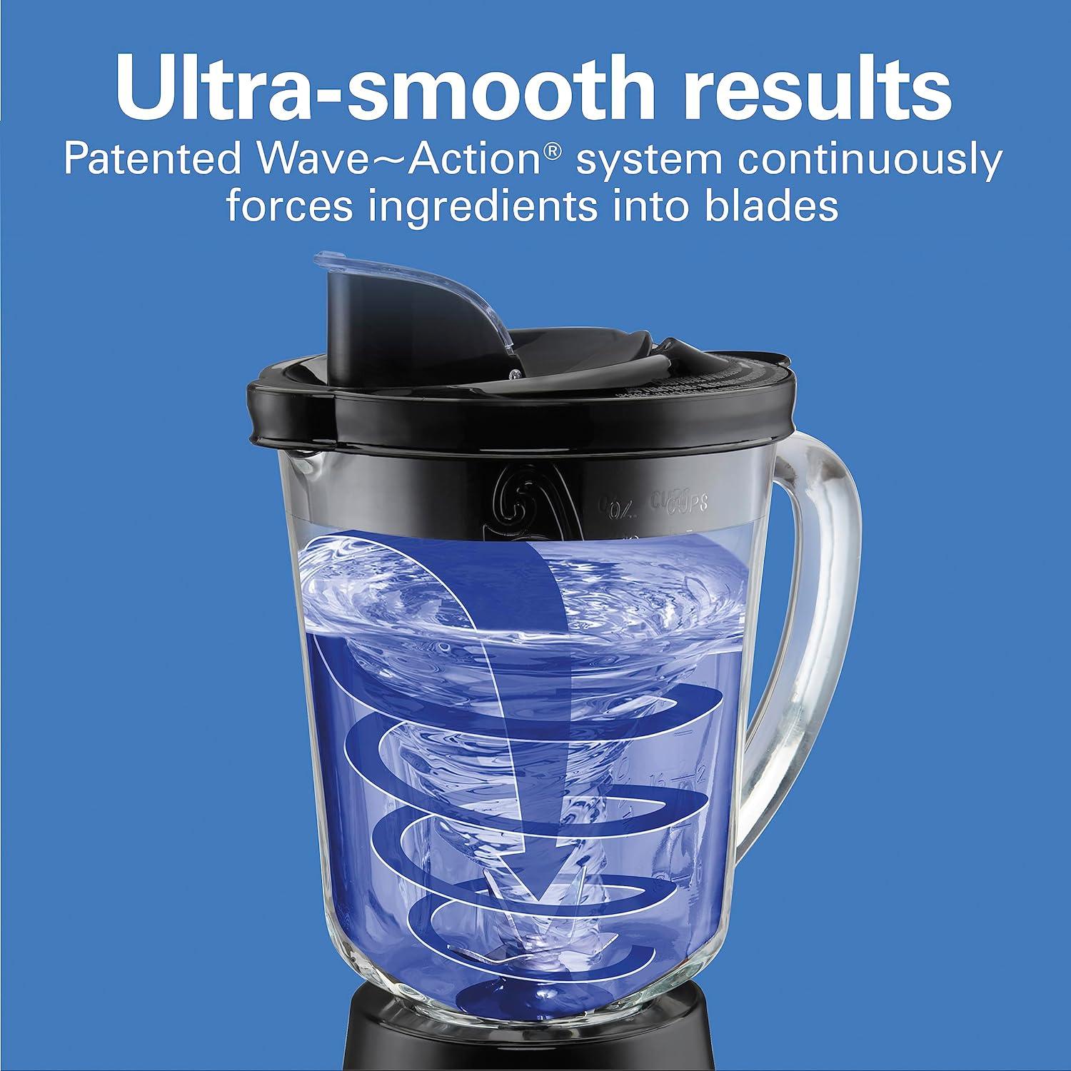 Mezclador Hamilton Beach 58175 Silencioso 800W Jarra 1.18L