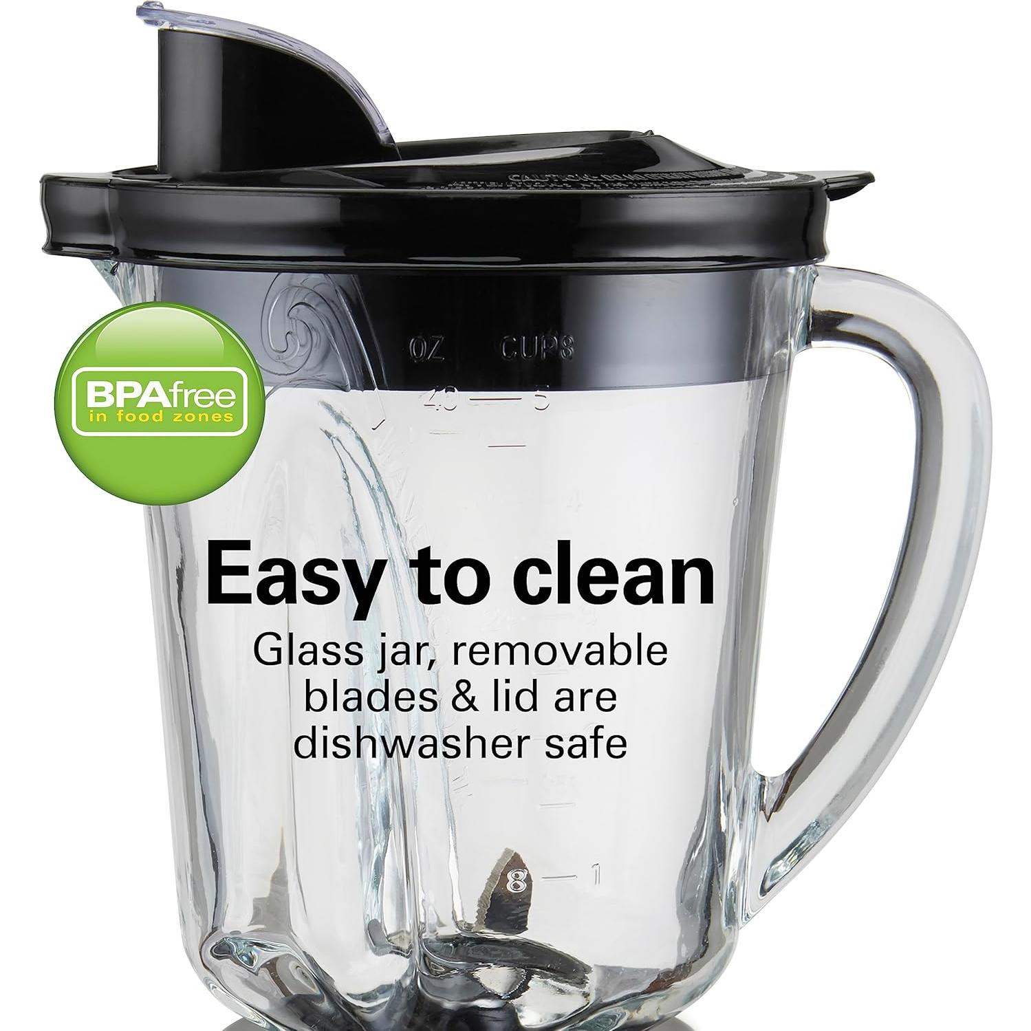 Mezclador Hamilton Beach 58175 Silencioso 800W Jarra 1.18L