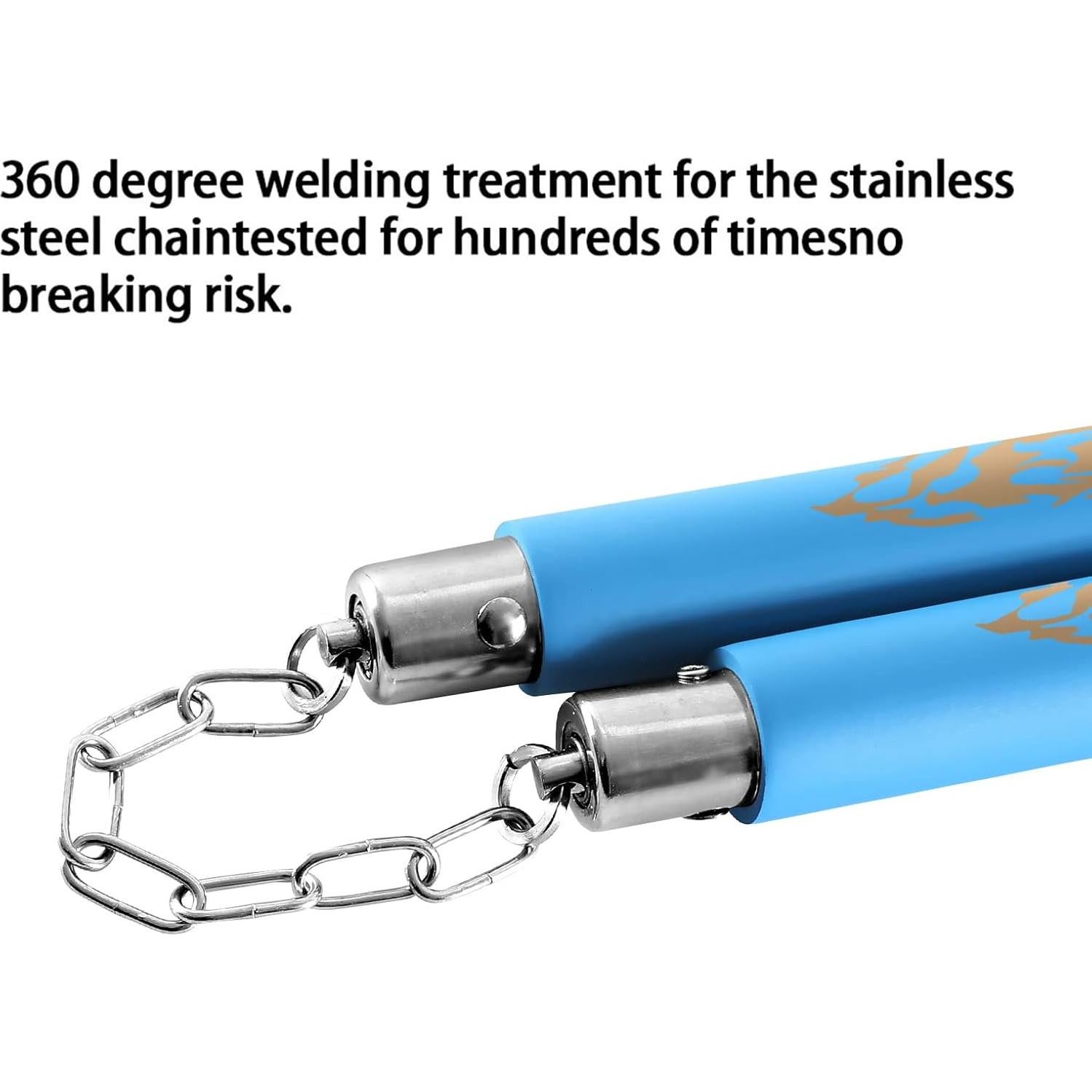 Nunchaku de Entrenamiento TOPOINT de Espuma Segura 31.5 cm