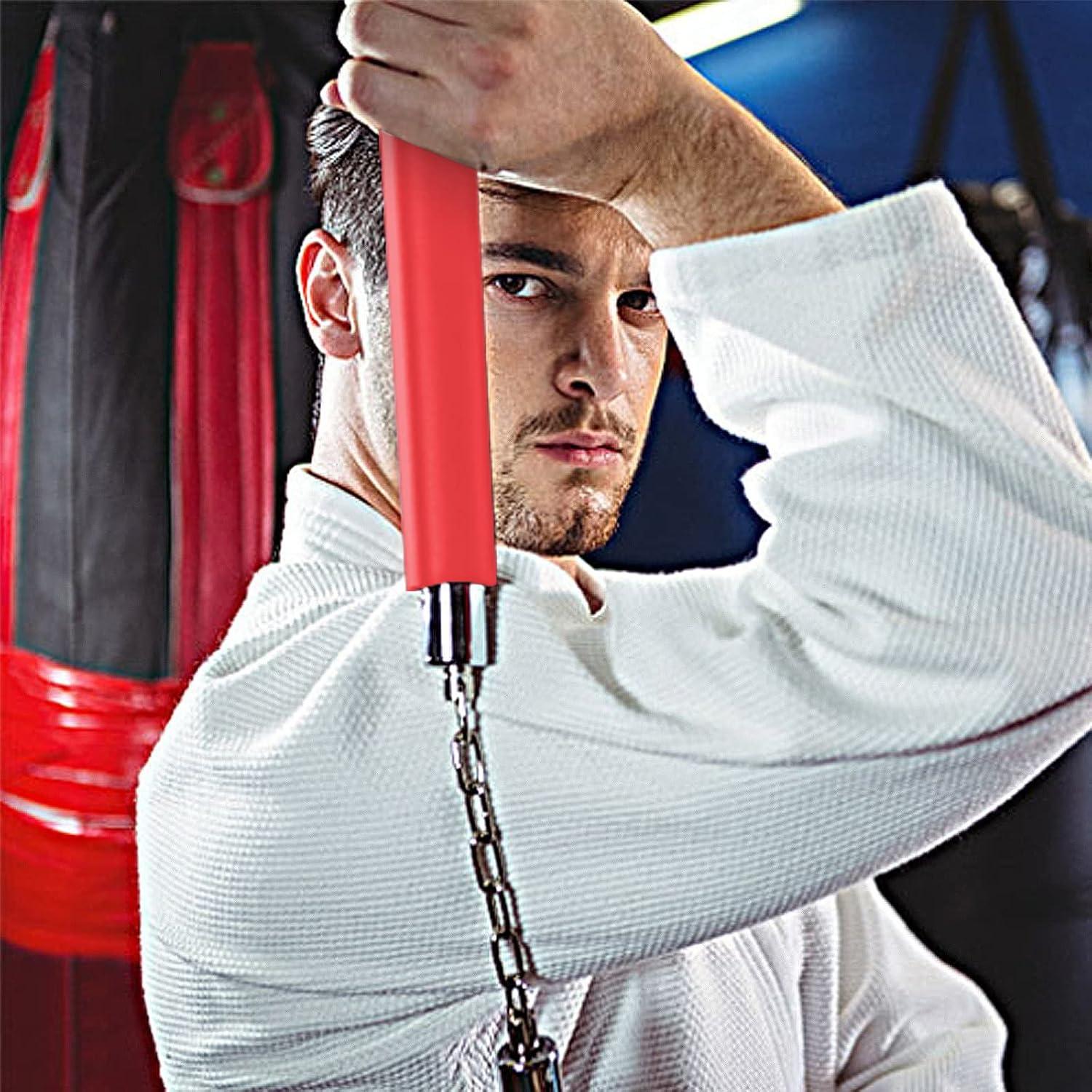 Nunchakus de Espuma TOPOINT para Niños - 31.5 cm, Rojo