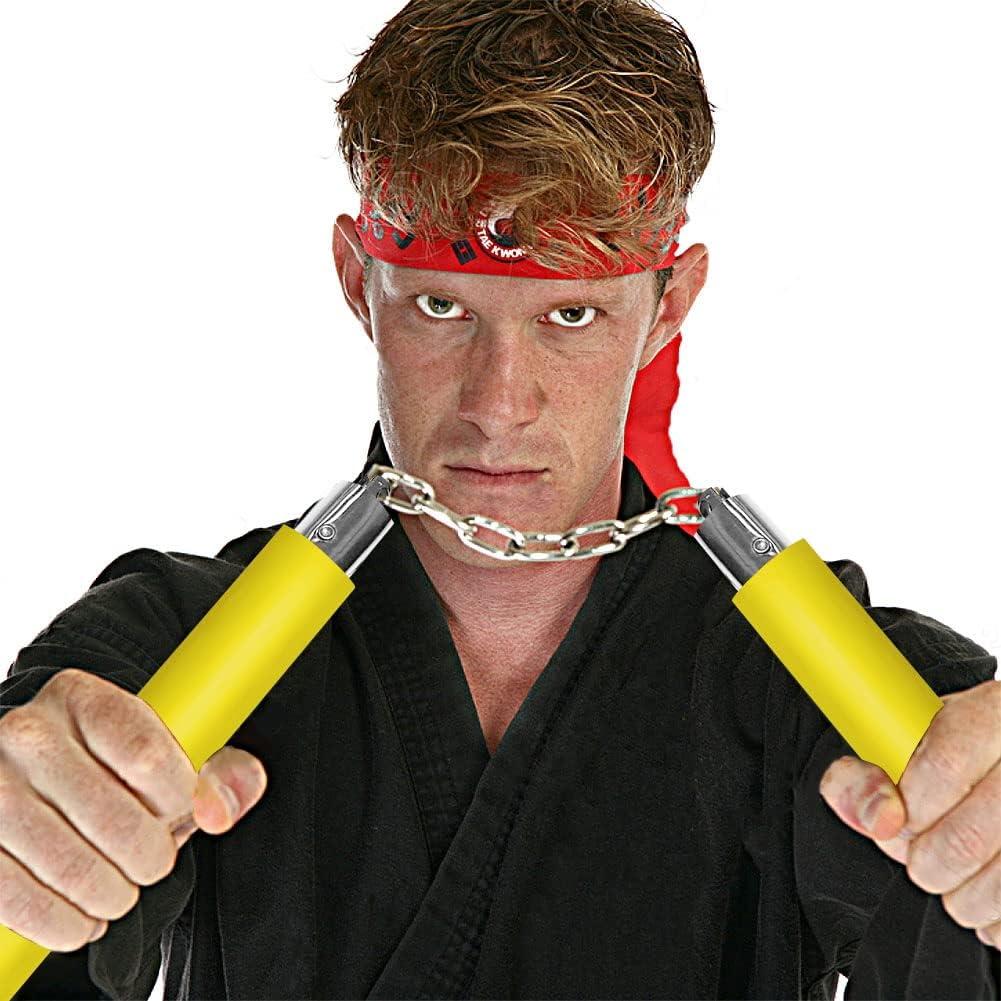 Nunchakus de Gomaespuma TOPOINT para Entrenamiento - Amarillo