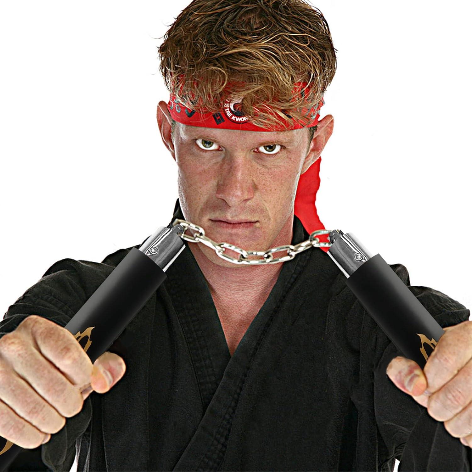 Nunchakus de Entrenamiento de Espuma Hotpoint 31.5 cm Negro