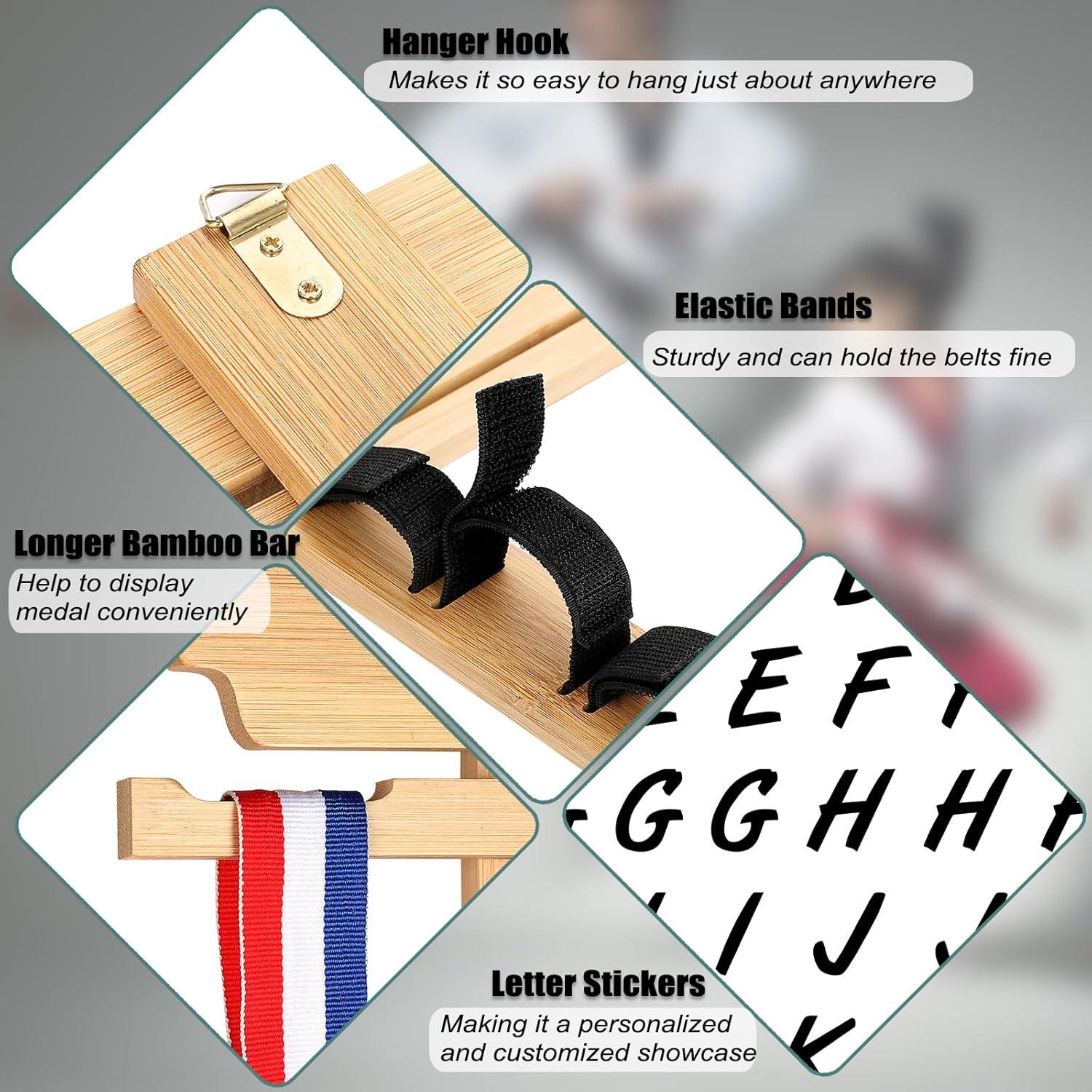 Organizador de Cinturones de Artes Marciales JUXYES para 12 Cinturones