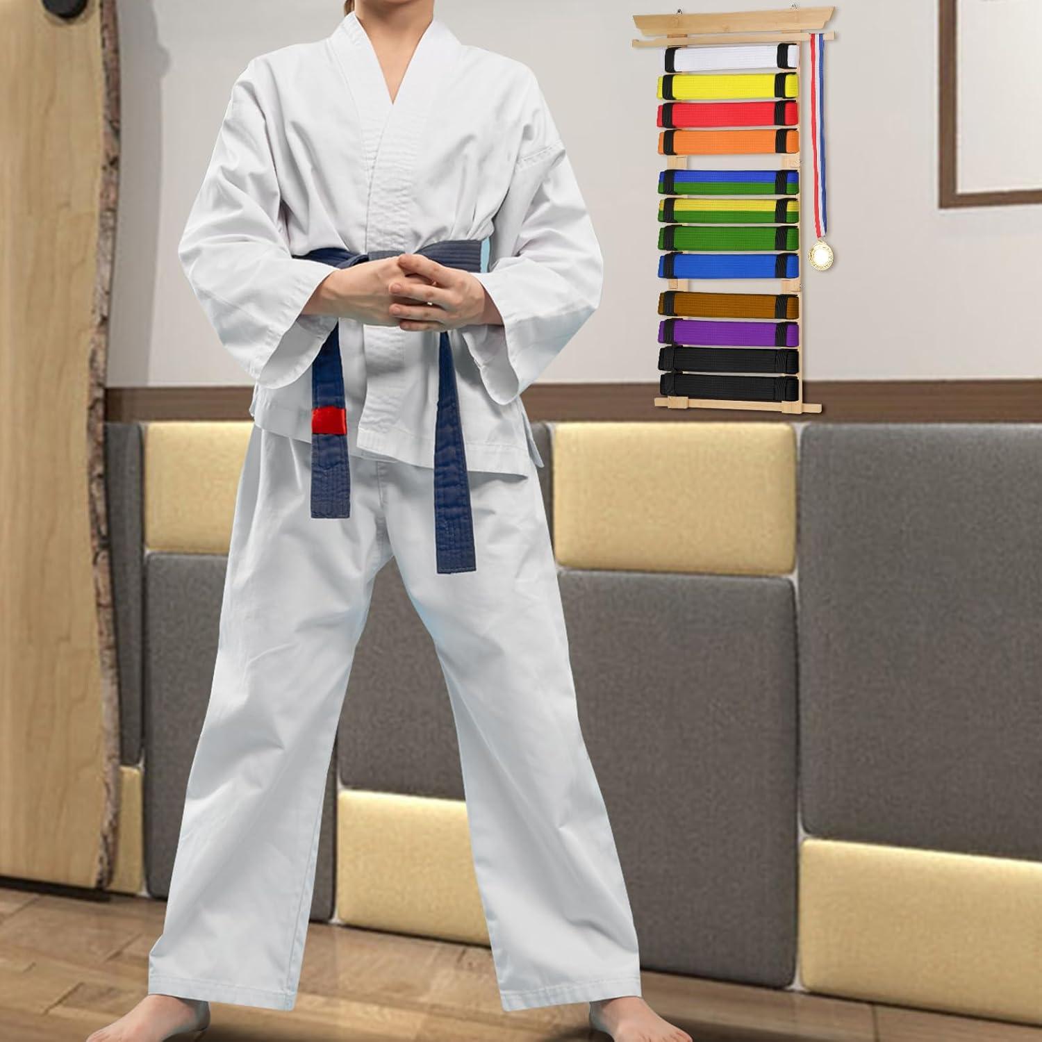 Organizador de Cinturones de Artes Marciales JUXYES para 12 Cinturones