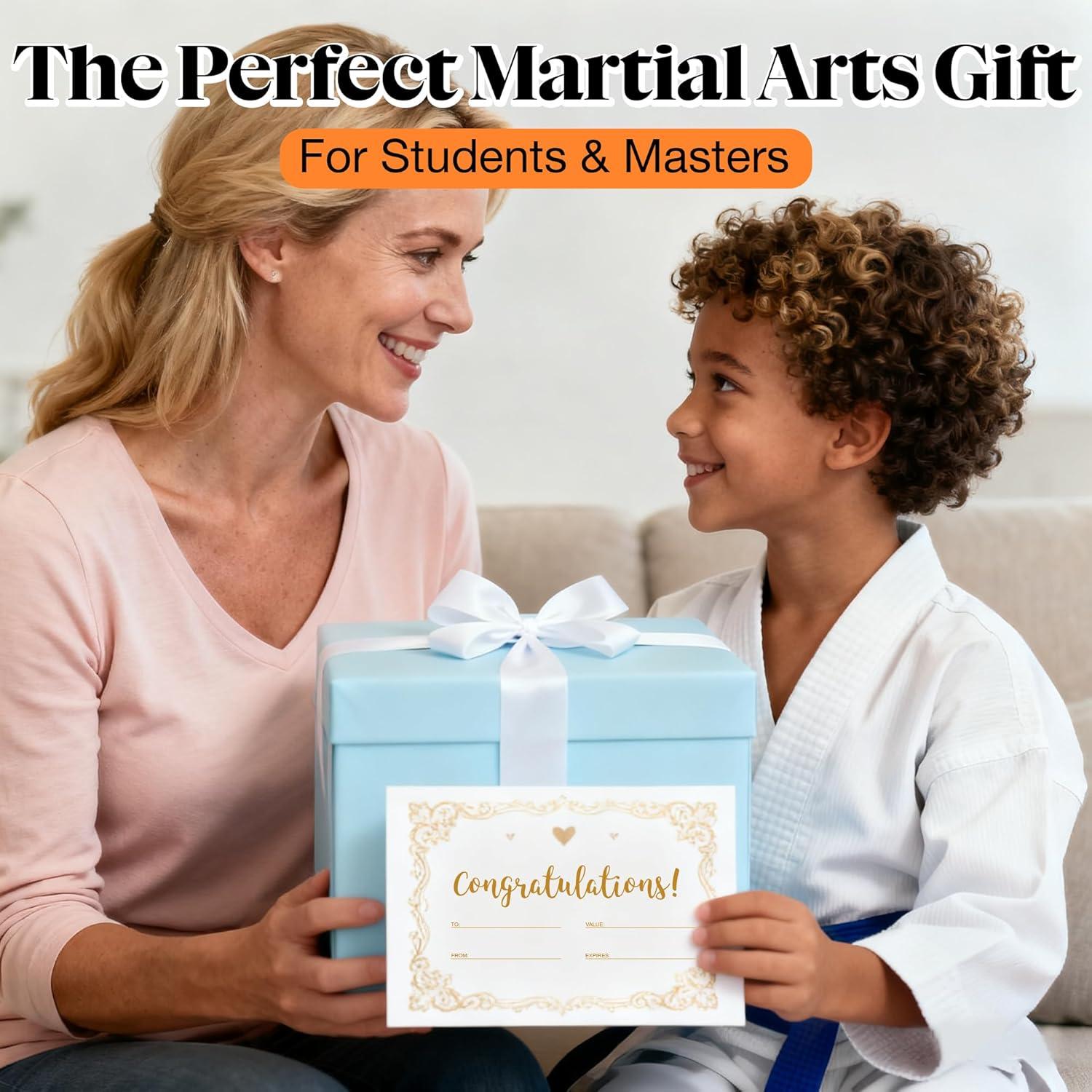 Soporte de Cinturones de Karate Jolitac - Bambú para 10 Cinturones