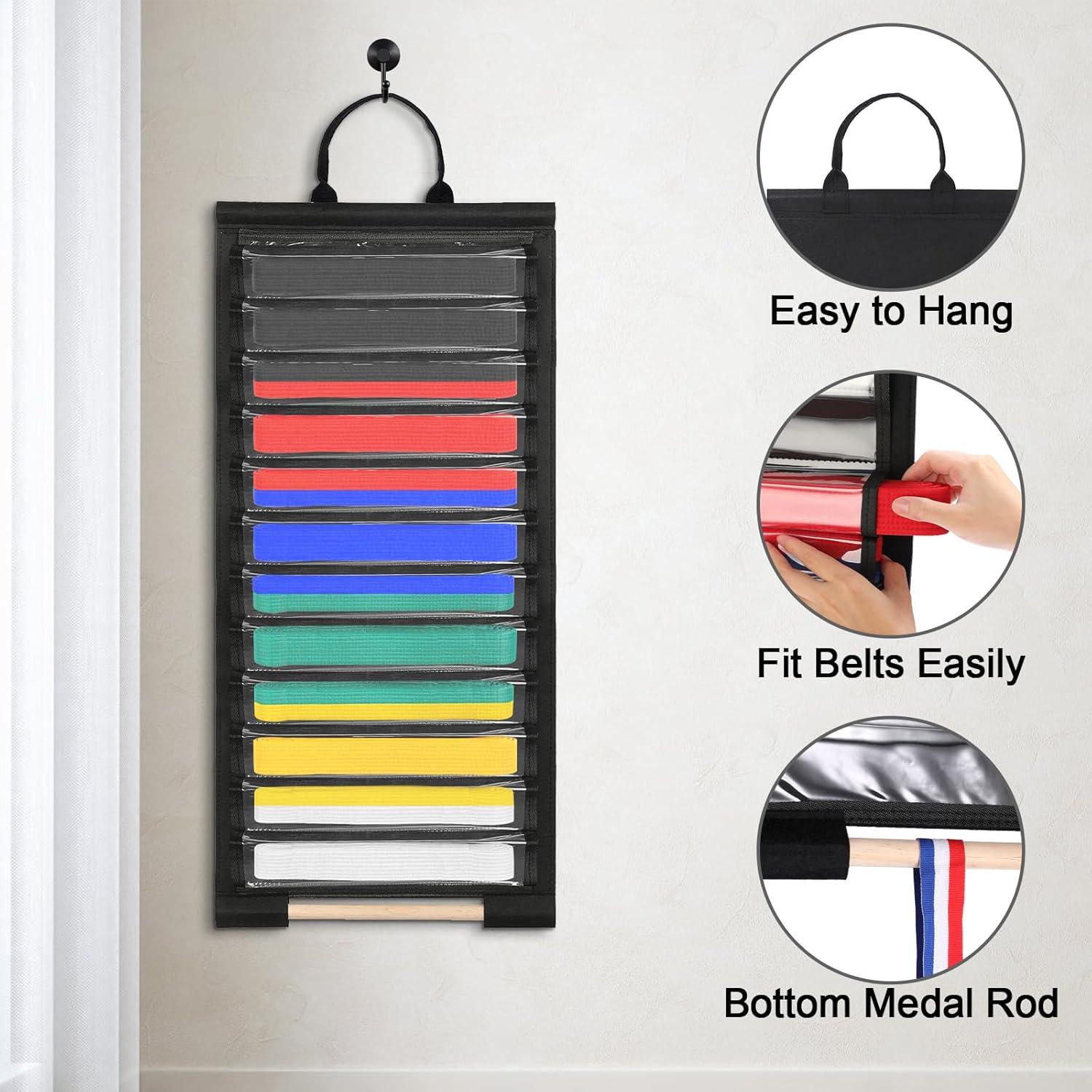 Soporte de exhibición de cinturones OGANAZI para 12 cinturones
