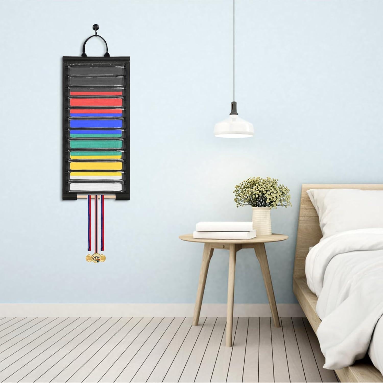 Soporte de exhibición de cinturones OGANAZI para 12 cinturones