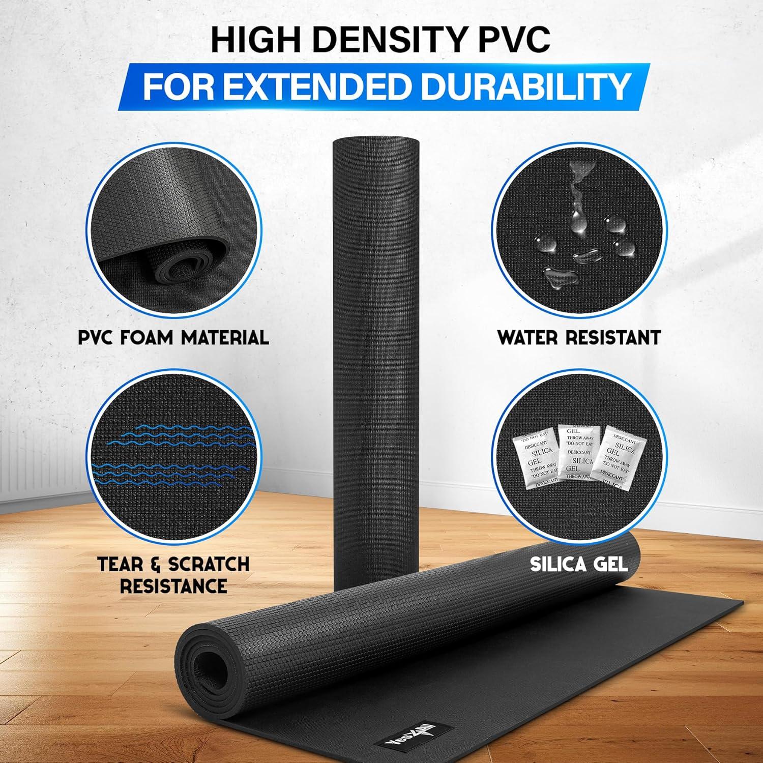 Alfombrilla de Ejercicio Yes4All 182.88x121.92 cm Antideslizante