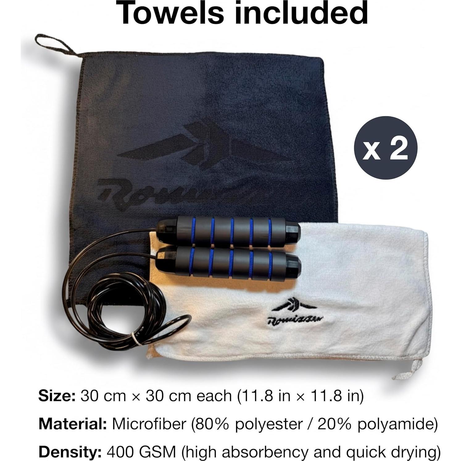 Cuerda de Salto Ajustable Romizzu con Mangos Ergonómicos