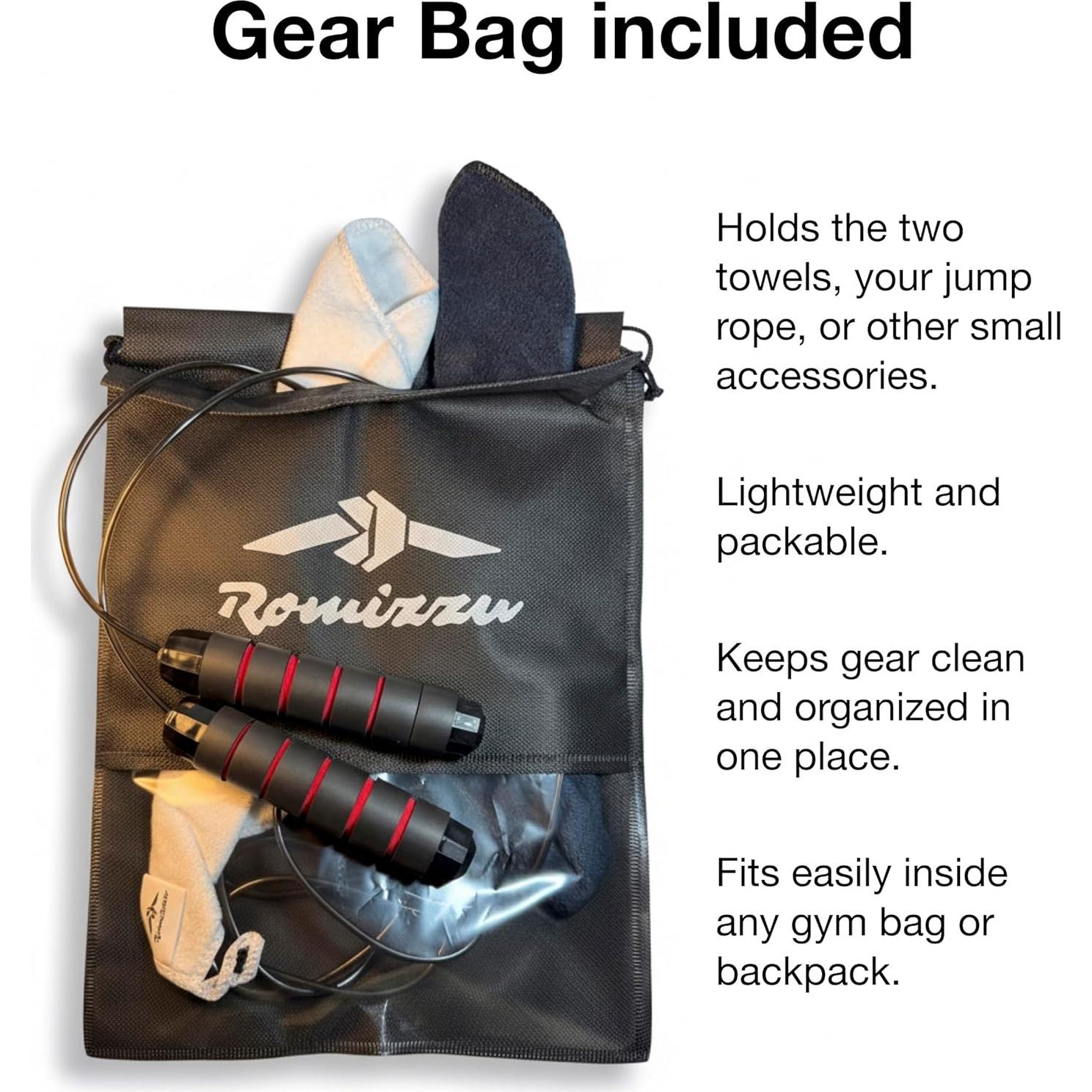 Cuerda de Salto Ajustable Romizzu con Mangos Ergonómicos