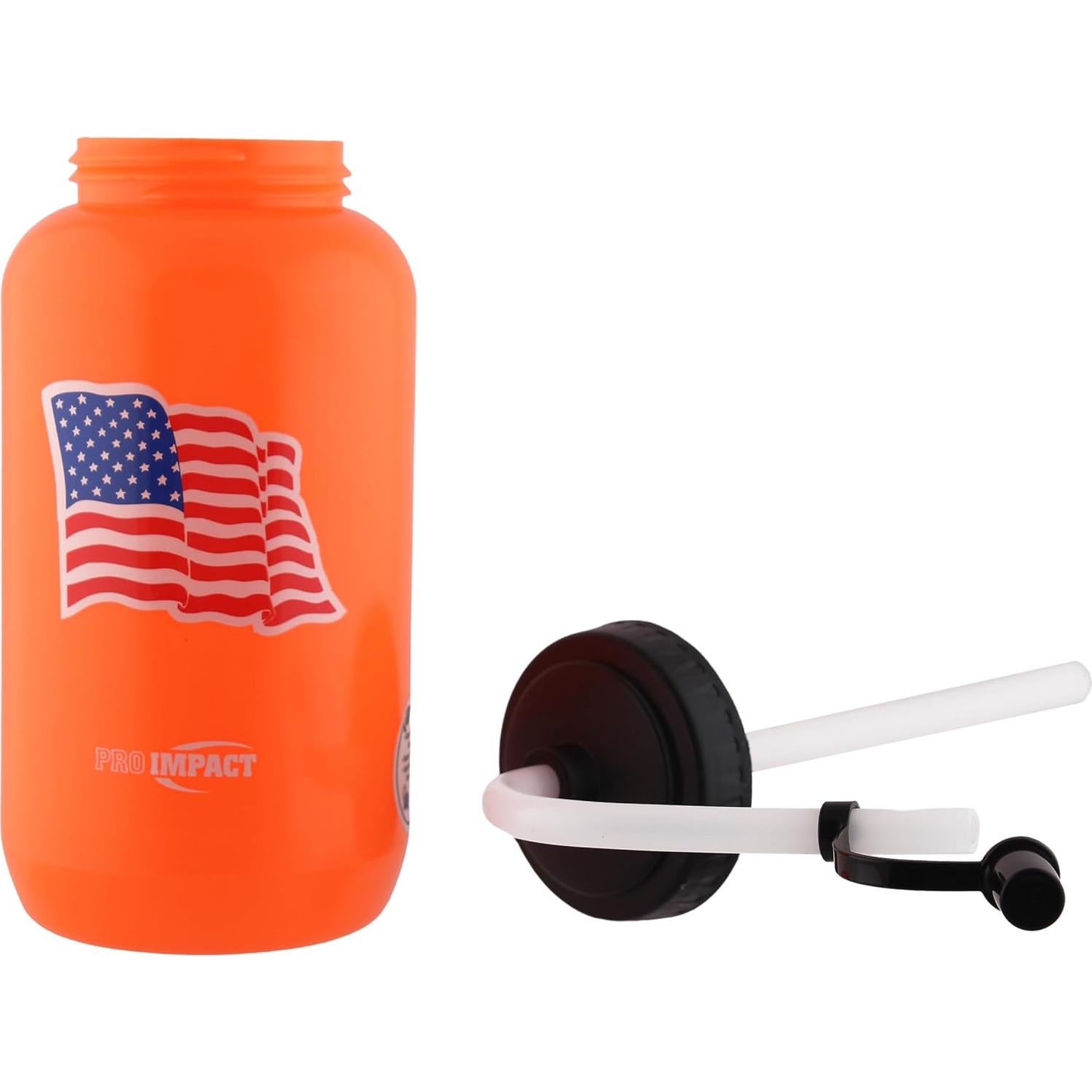 Botella de Agua Squeezable Pro Impact 1.05L Libre de BPA