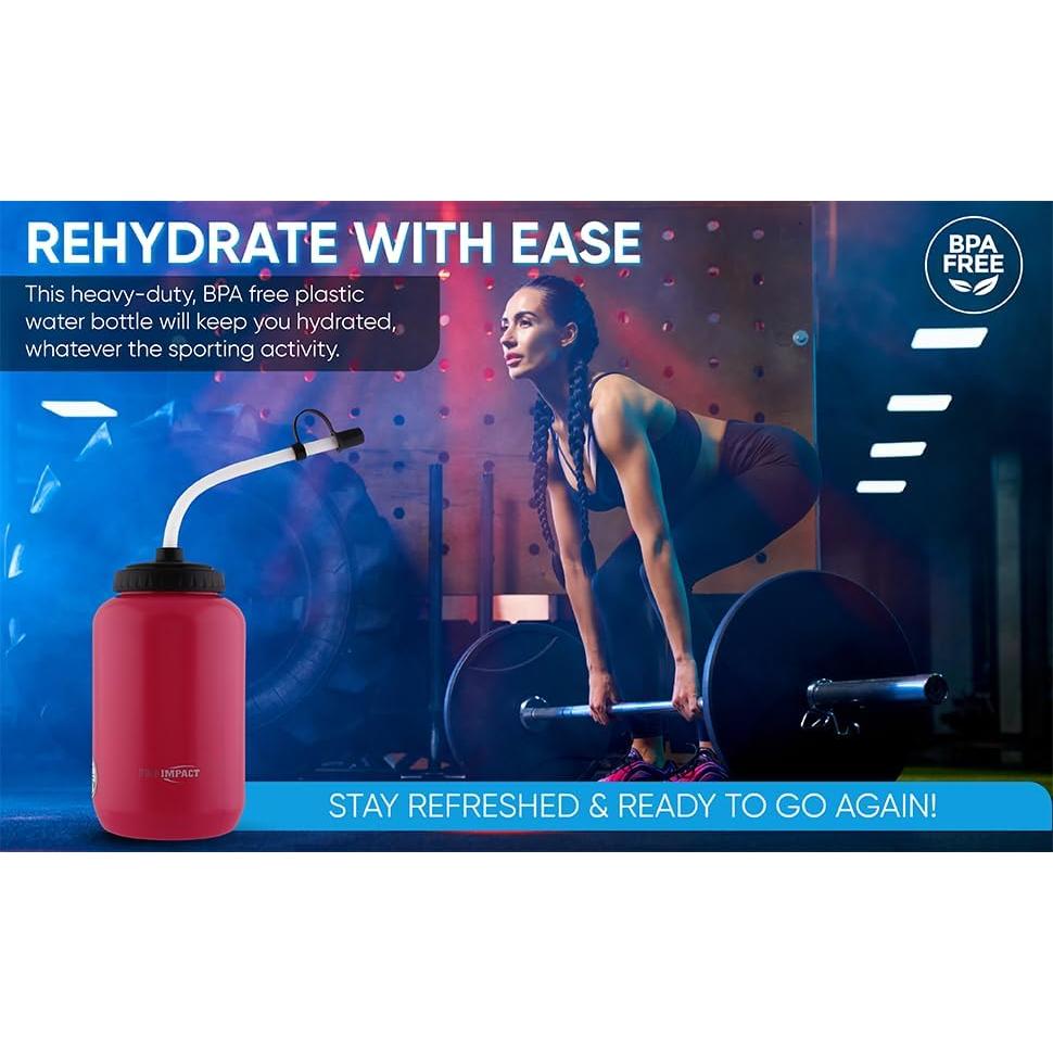 Botella de Agua Squeezable Pro Impact 1.05L Libre de BPA