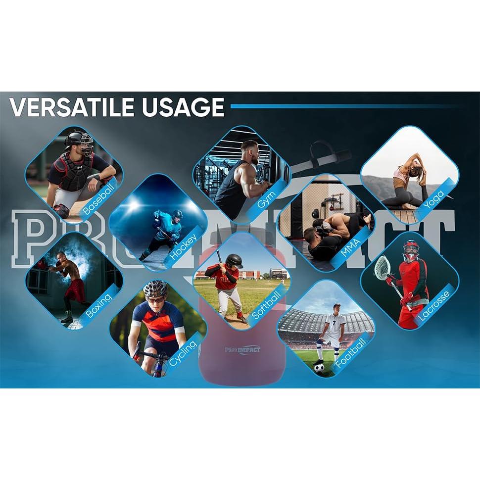 Botella de Agua Squeezable Pro Impact 1.05L Libre de BPA