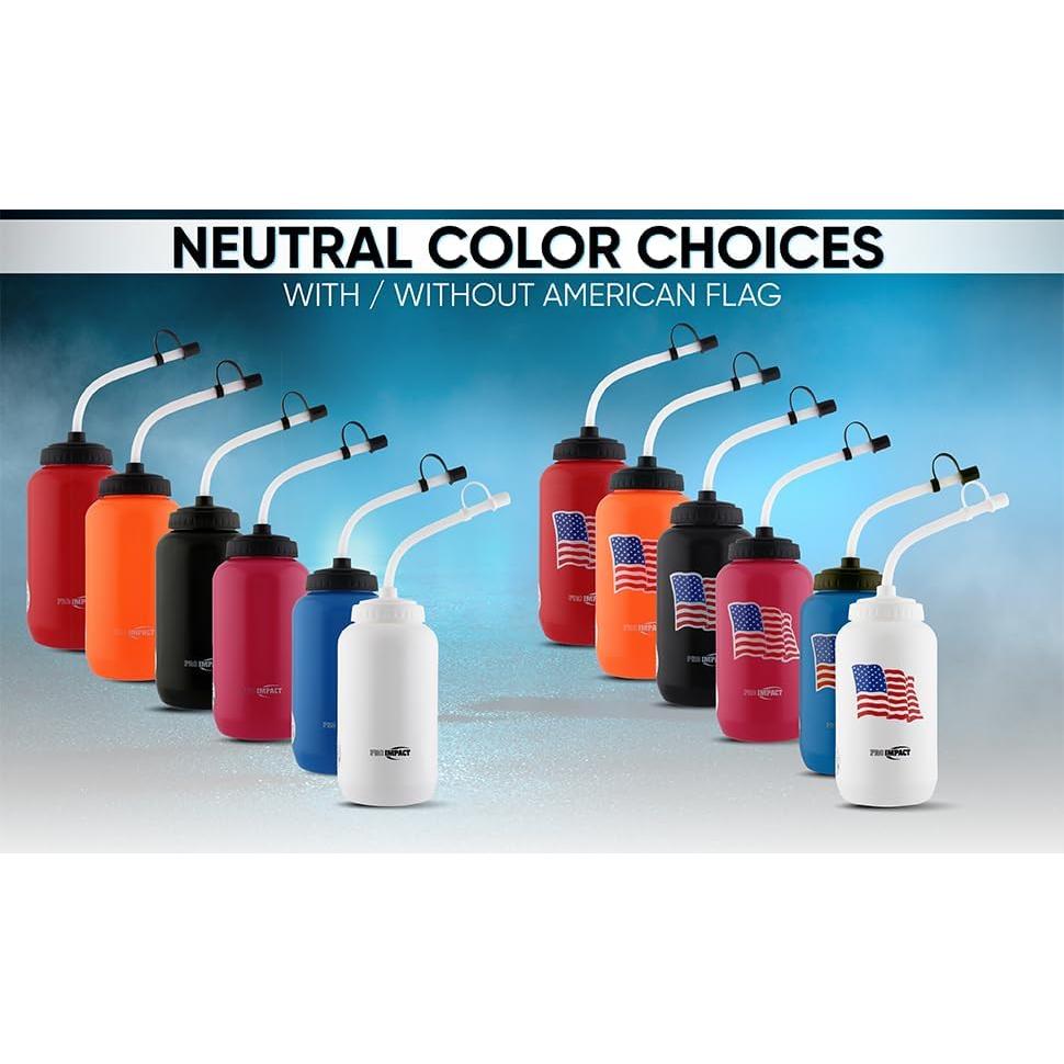 Botella de Agua Squeezable Pro Impact 1.05L Libre de BPA