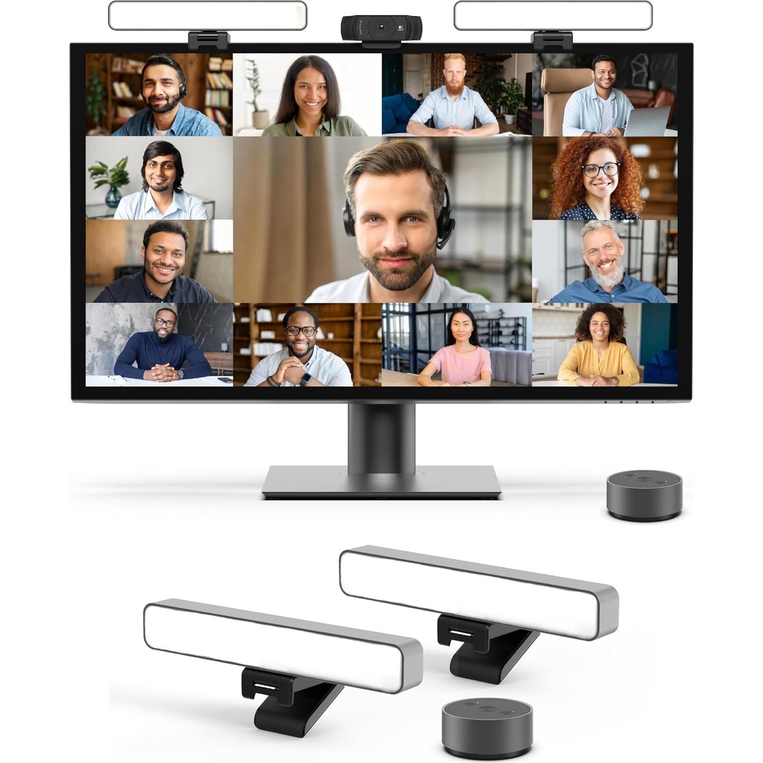 Iluminación Doble HumanCentric para Videoconferencias LED