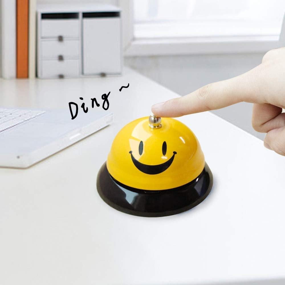 Timbre de Llamada EMDMAK Amarillo 8.51 cm Acero Inoxidable