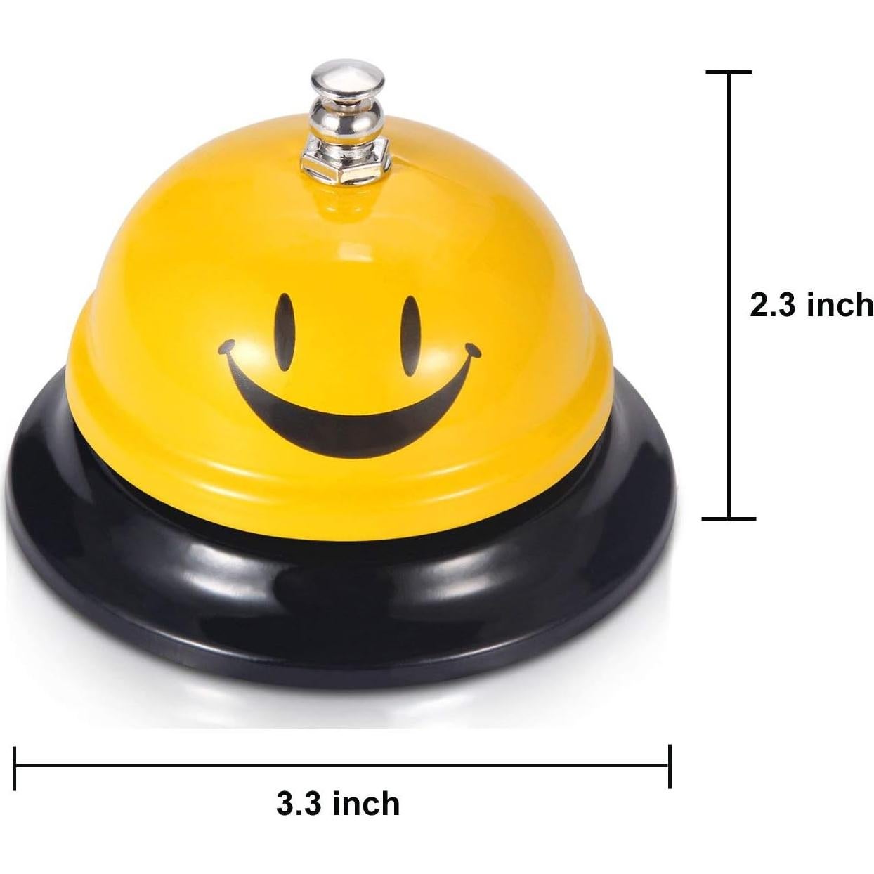 Timbre de Llamada EMDMAK Amarillo 8.51 cm Acero Inoxidable