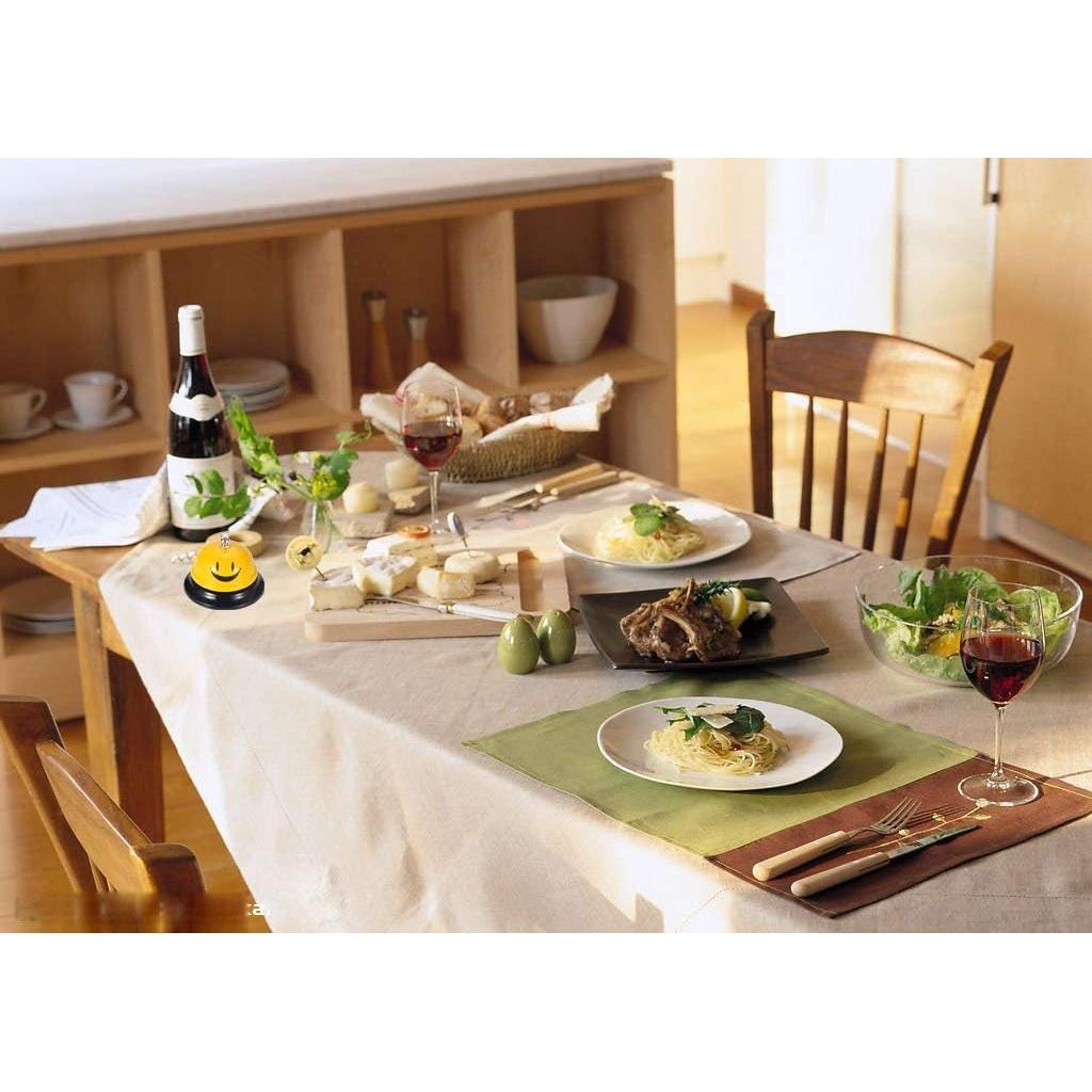 Timbre de Llamada EMDMAK Amarillo 8.51 cm Acero Inoxidable