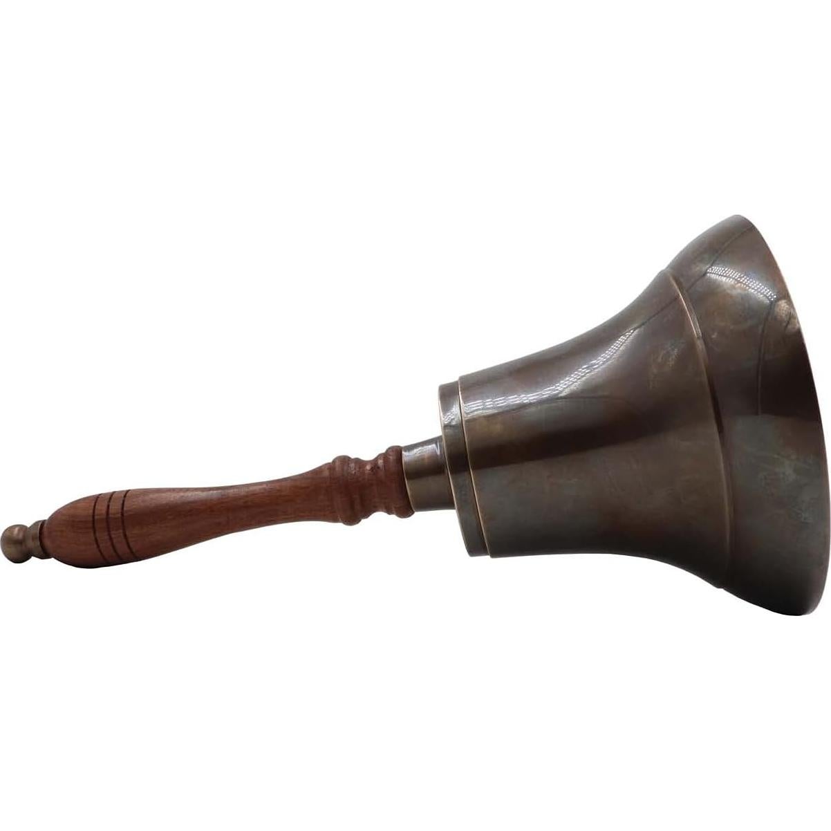 Campana de Mano de Latón Sólido 28 cm El Mago del Metal