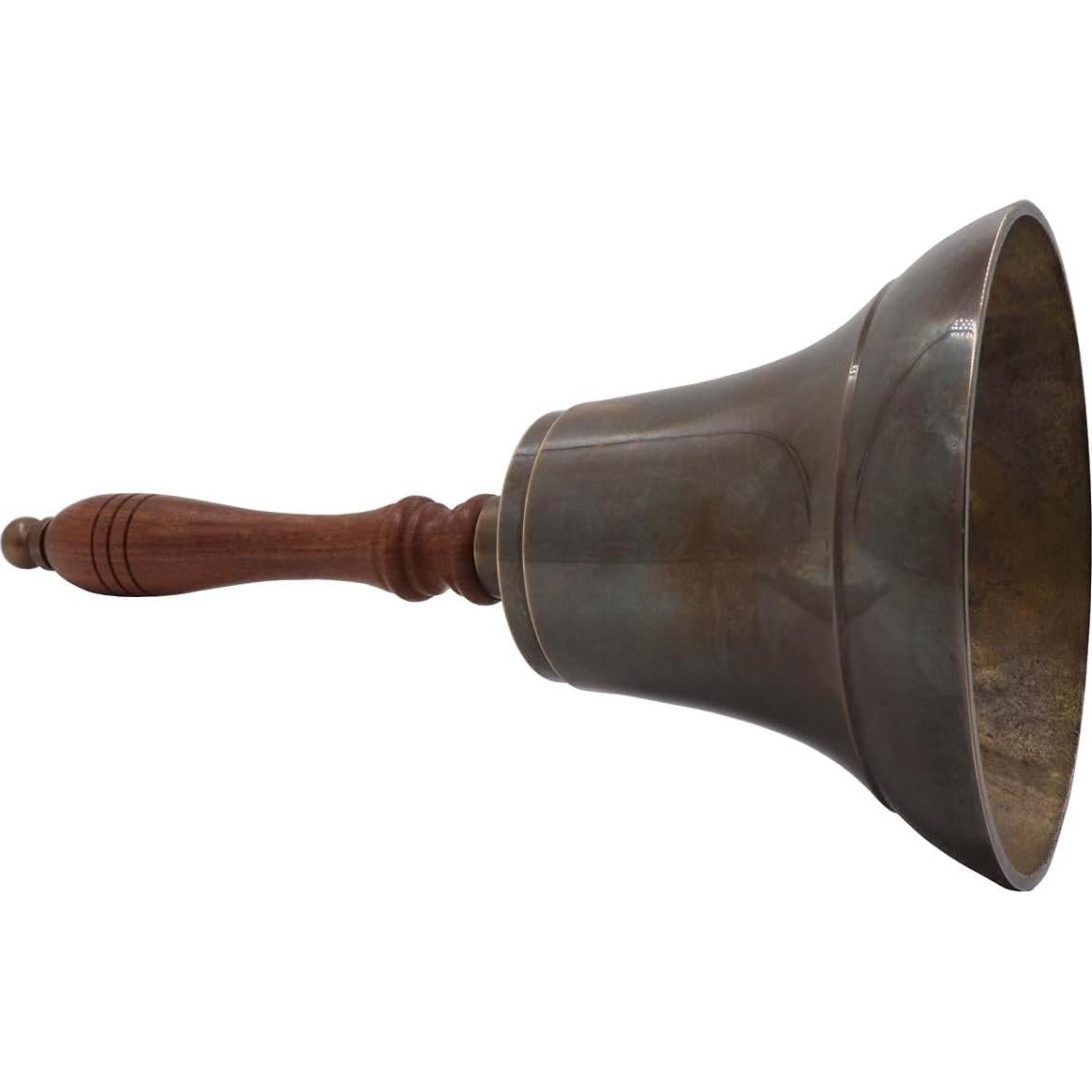 Campana de Mano de Latón Sólido 28 cm El Mago del Metal