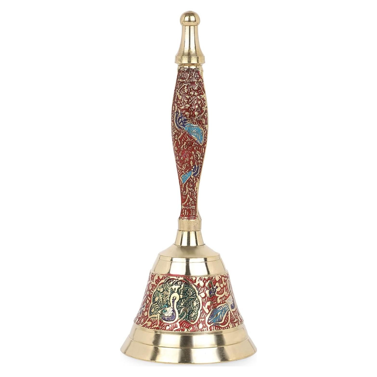Campana de Mano de Latón Hashcart 17 cm - Decorativa y Multiusos