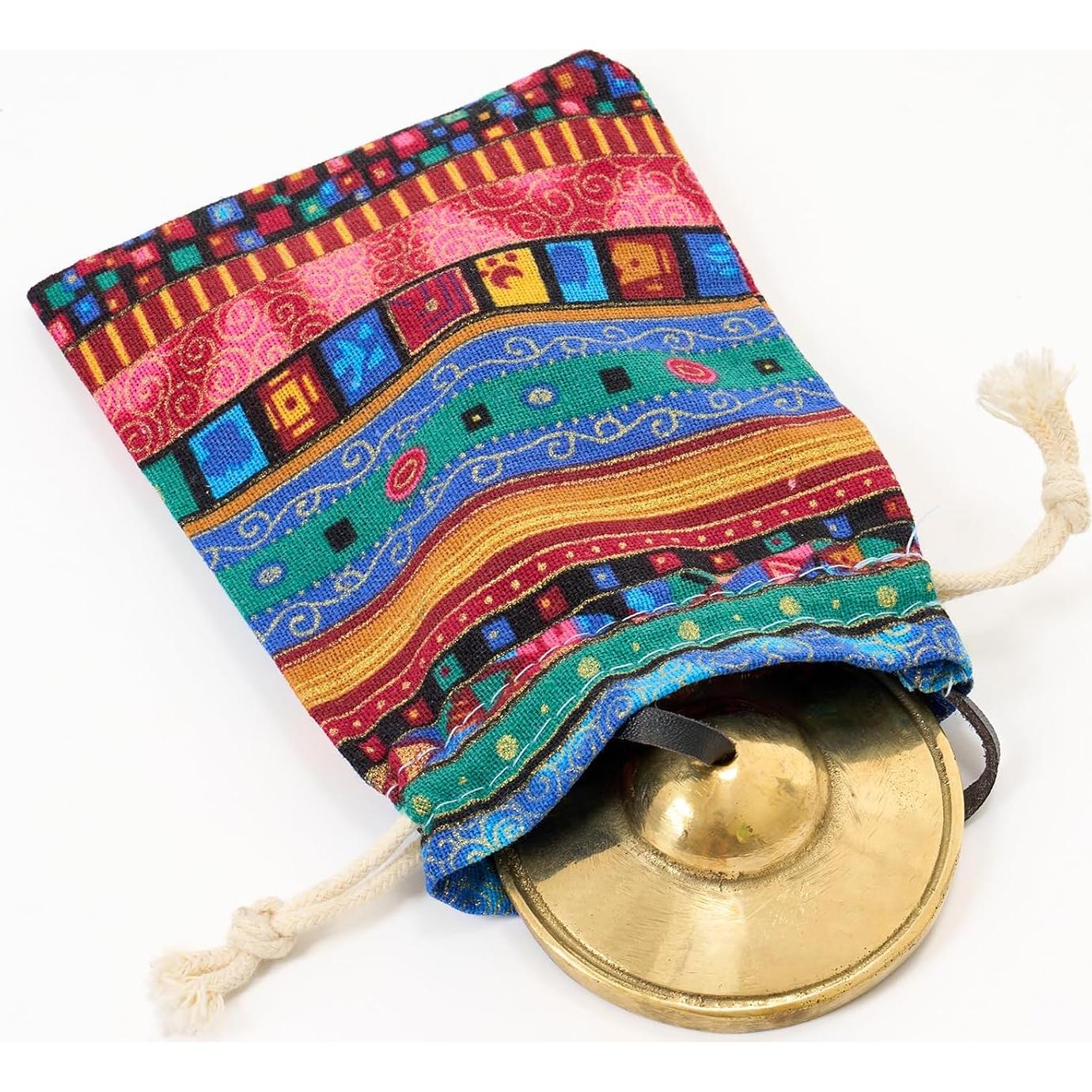 Címbalos Tingsha Tibetanos Boao 6.3 cm para Meditación