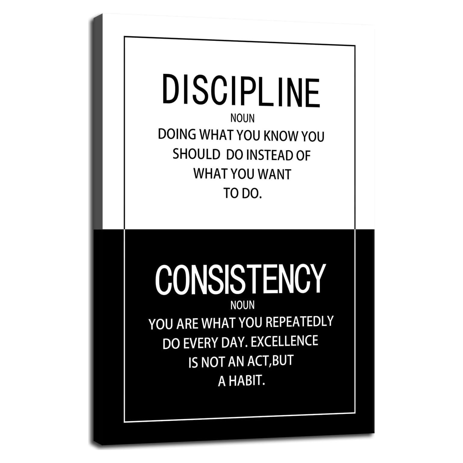 Póster Motivacional WYJDFART Lienzo 30x45cm Decoración Moderna