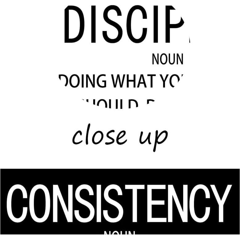 Póster Motivacional WYJDFART Lienzo 30x45cm Decoración Moderna