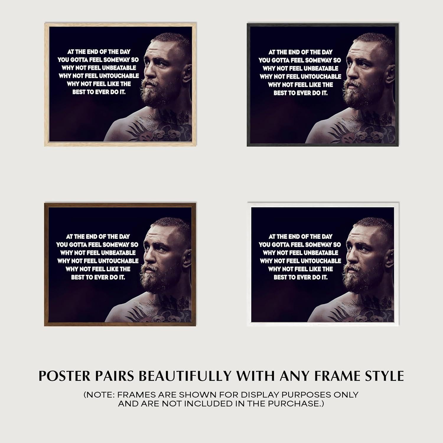 Póster Inspiracional Al Final del Día 25.4x20.3 cm - Arte de Pared