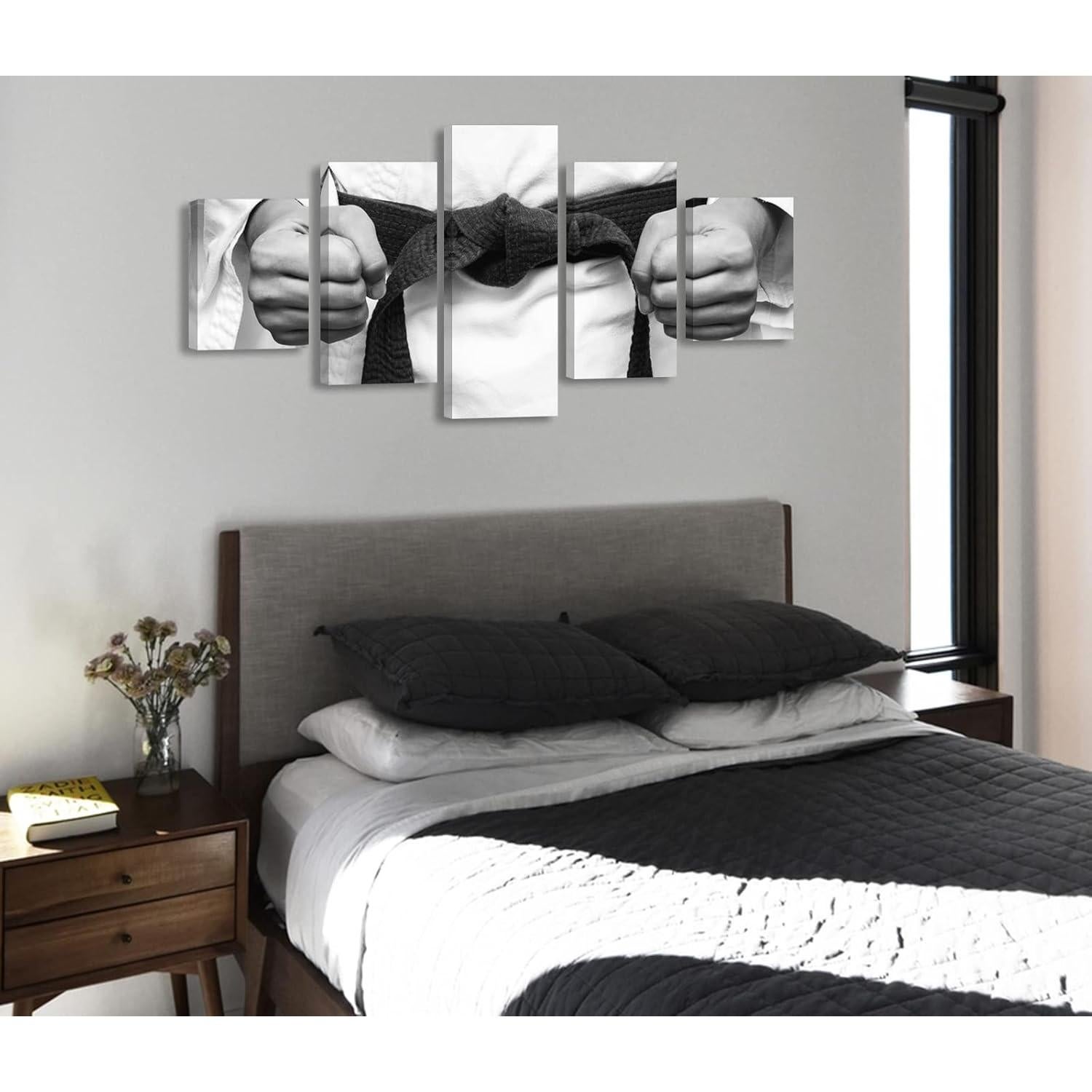 Arte de Pared Karate BLINFEIRU Lienzo 152x81 cm Decoración